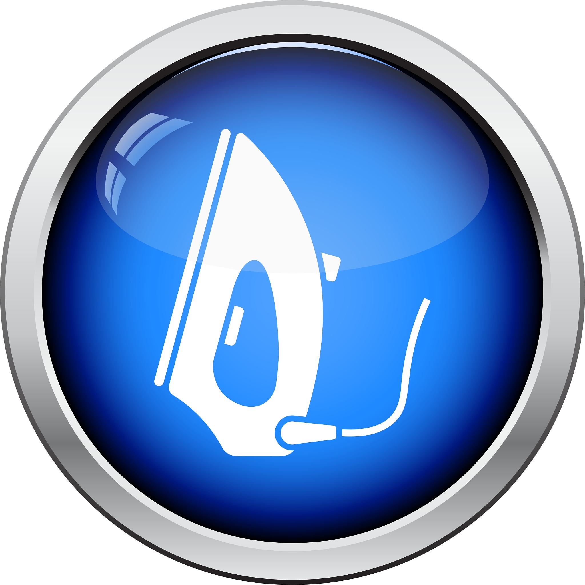 steam iron icon