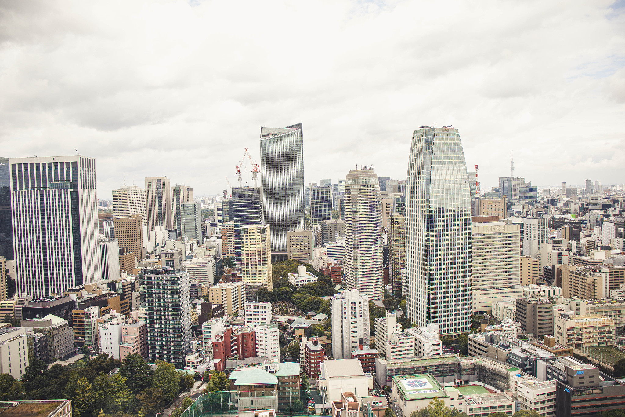 modern buildings in city against sky