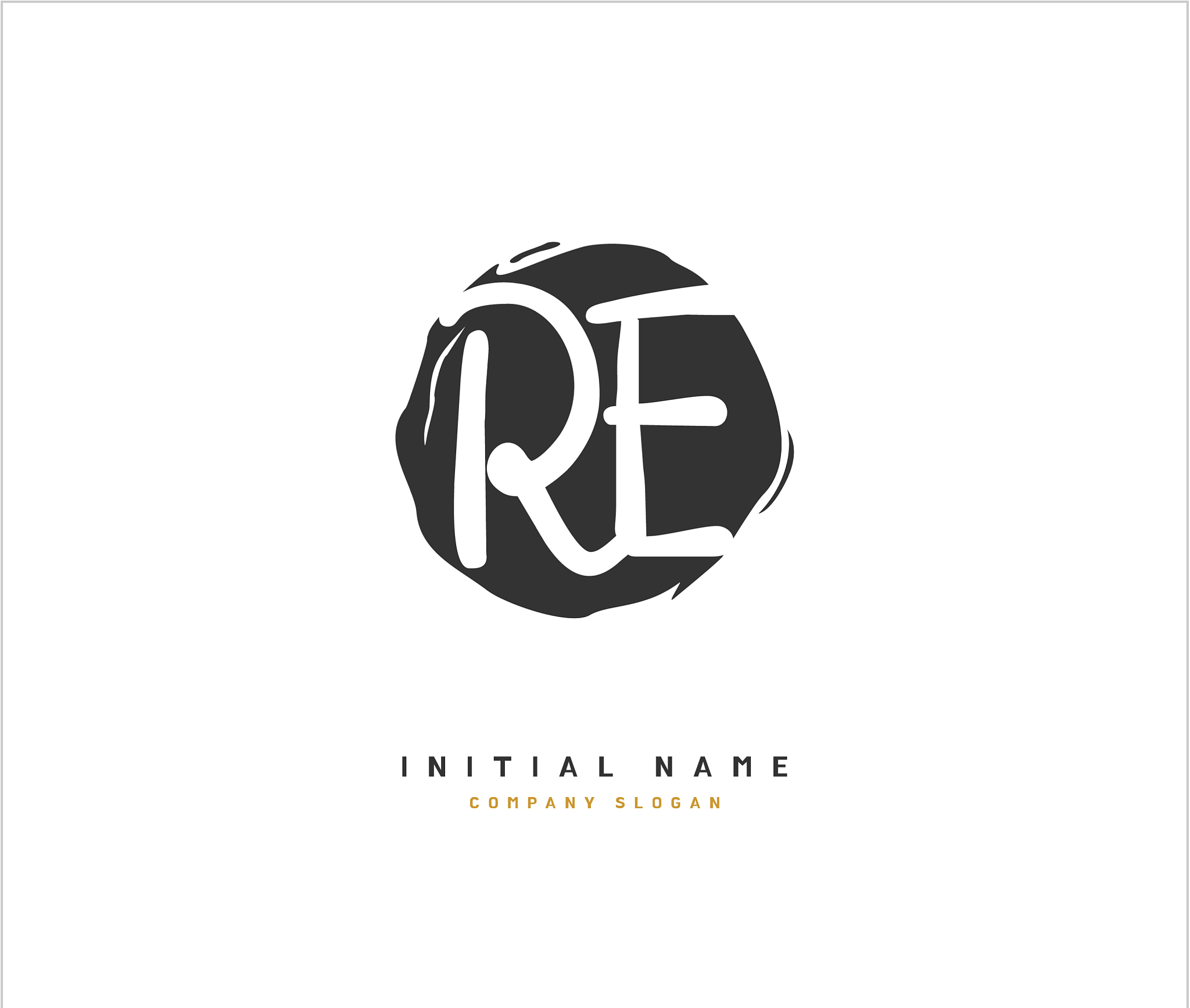 r e re beauty initial logo handwriting logo of
