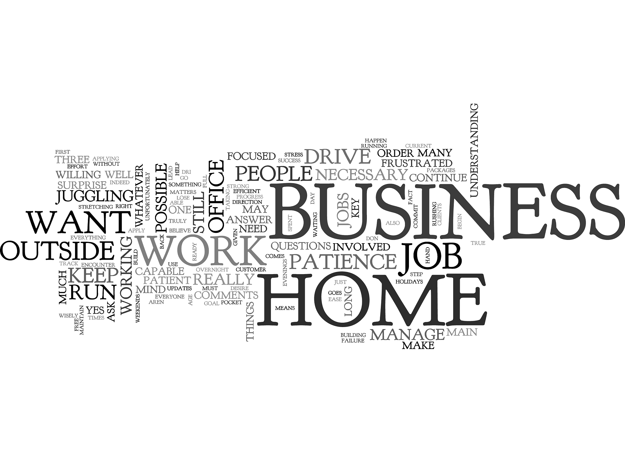 it is possible to run a home business and work
