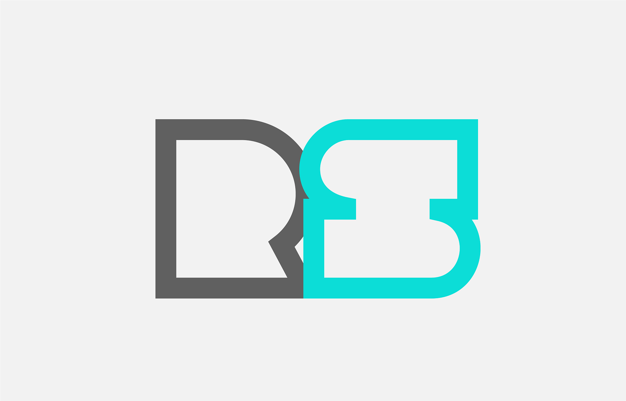 blue grey alphabet letter rs r s combination for