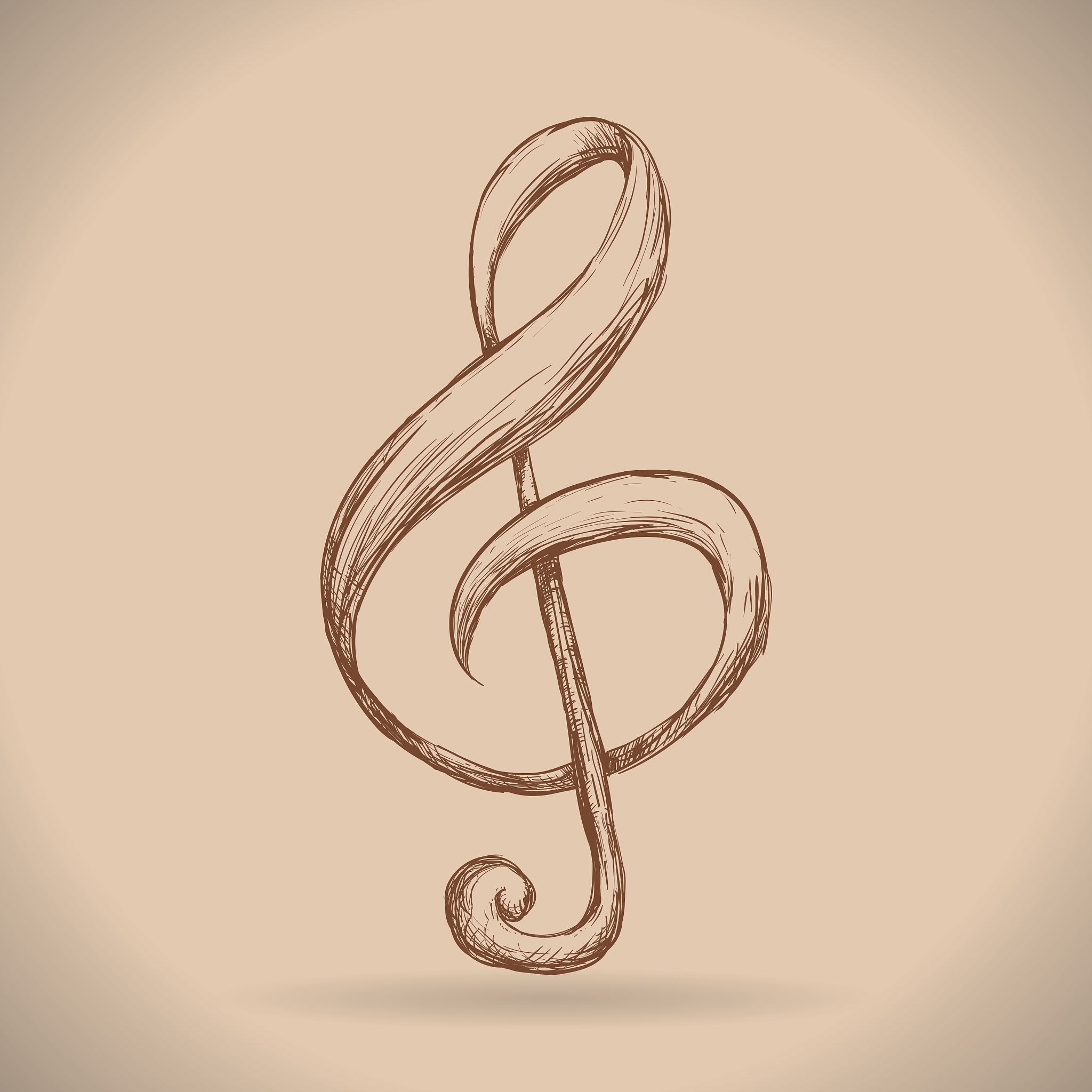 music instruments and notes
