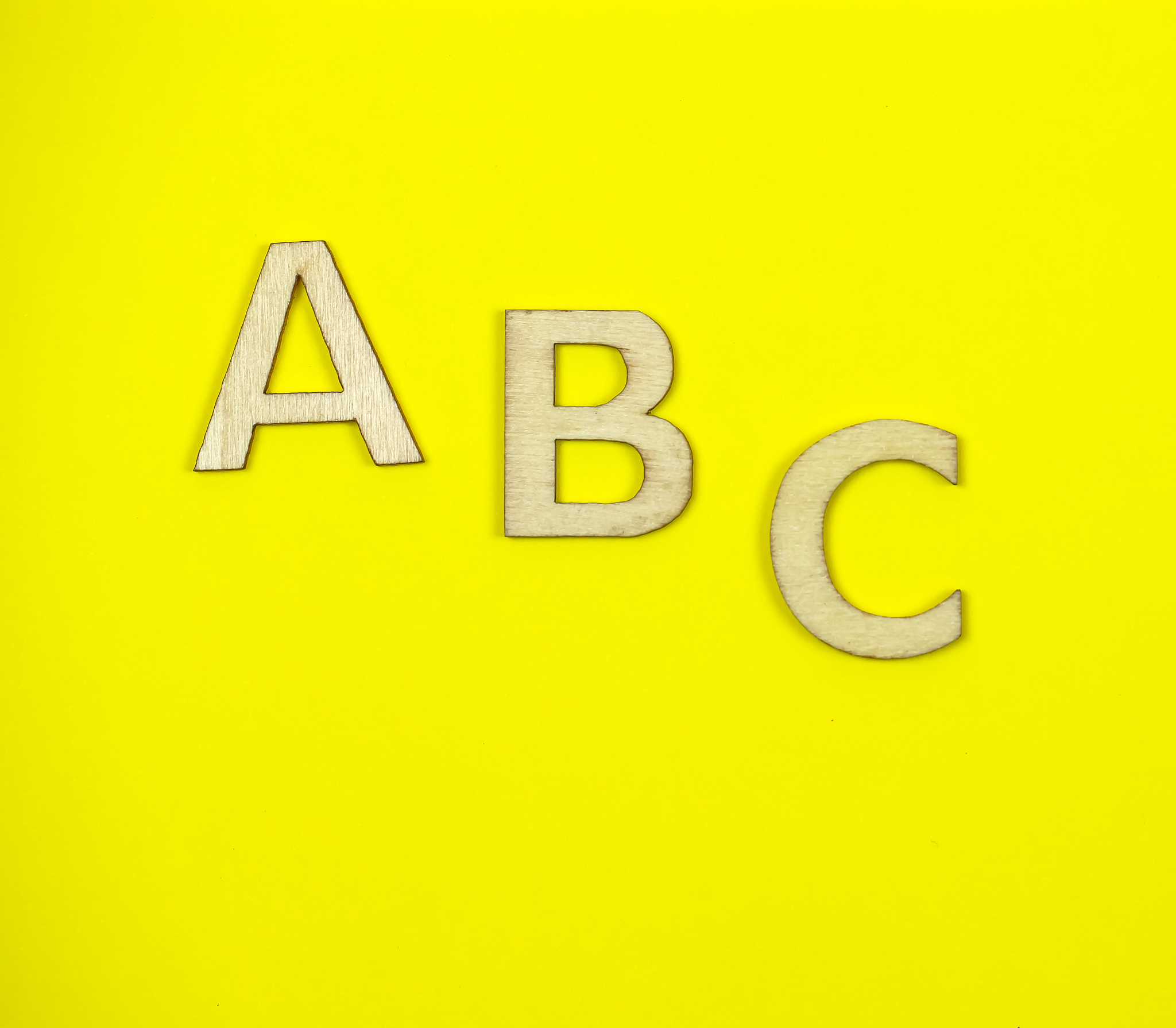 a,b,c letters
