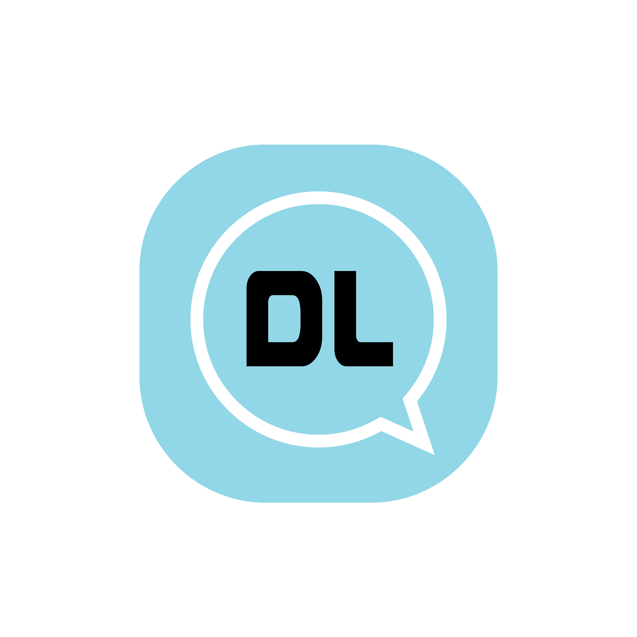 initial letter logo dl template design