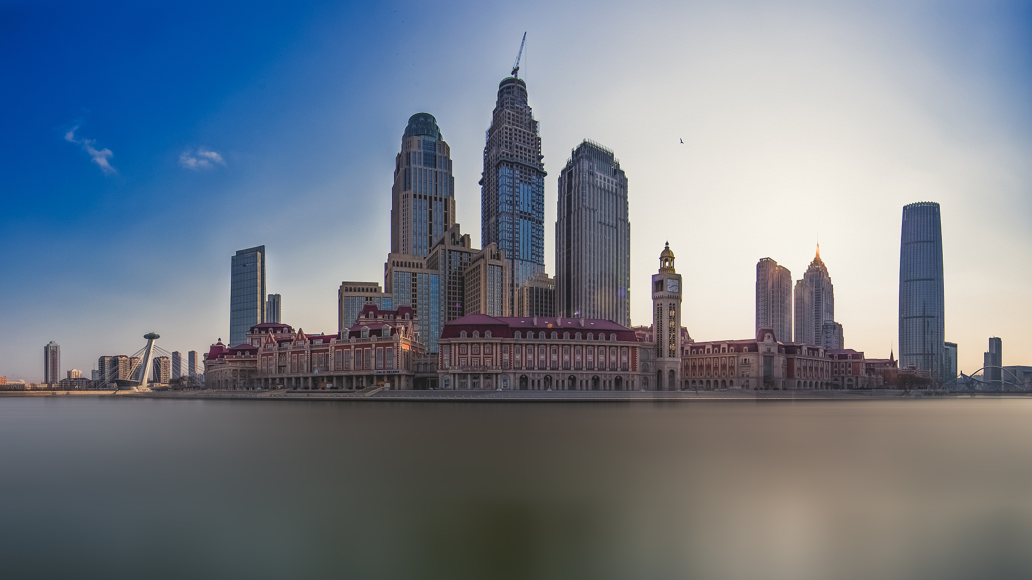 津湾全景