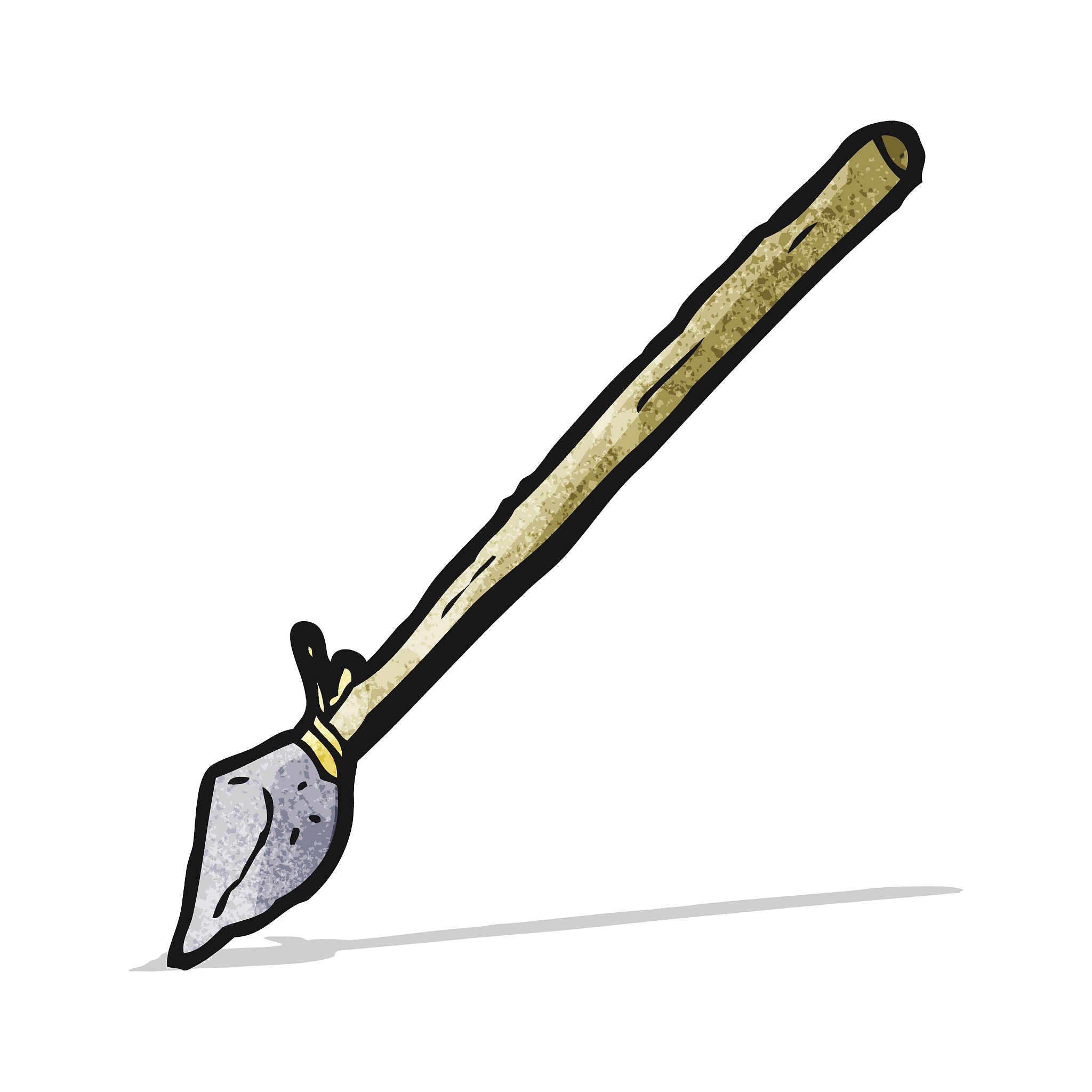 cartoon primitive spear
