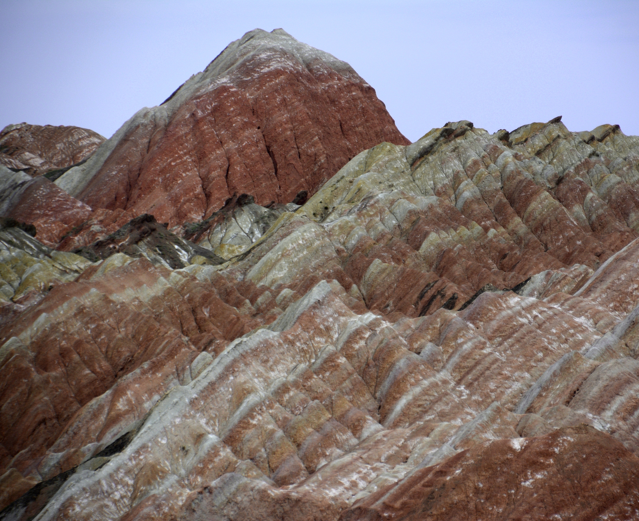 danxia landform geological park, zhangye, gansu, china