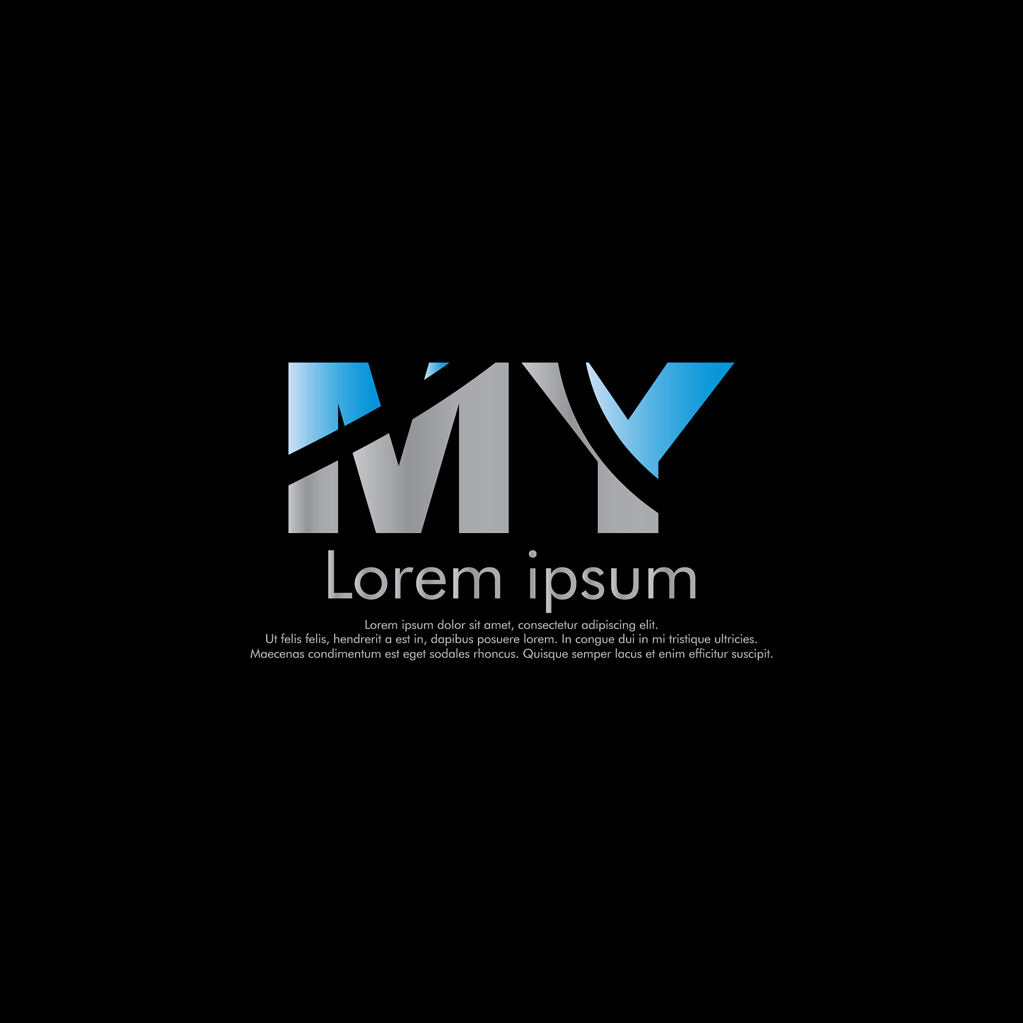 m y my initial abstract logo concept