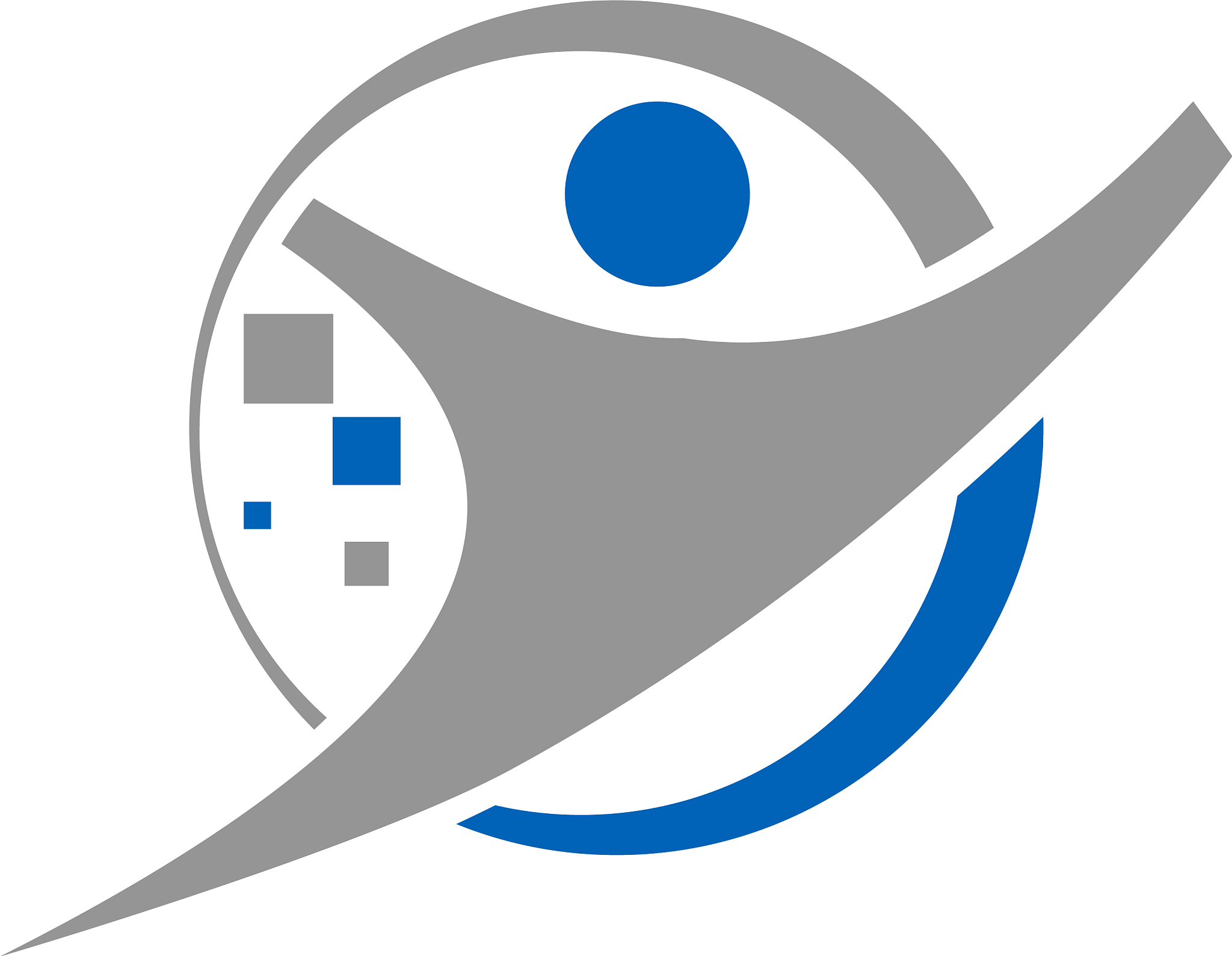 human pixel digital technology logo template