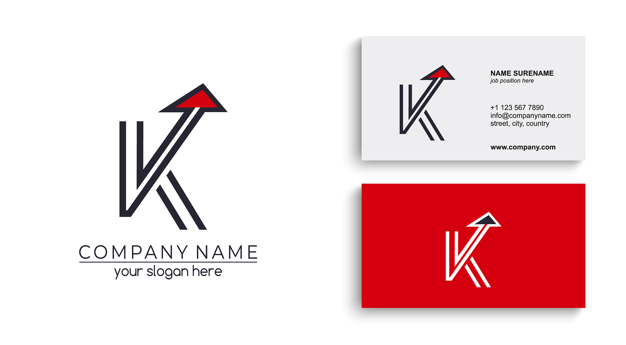 letter k logo icon design template elements