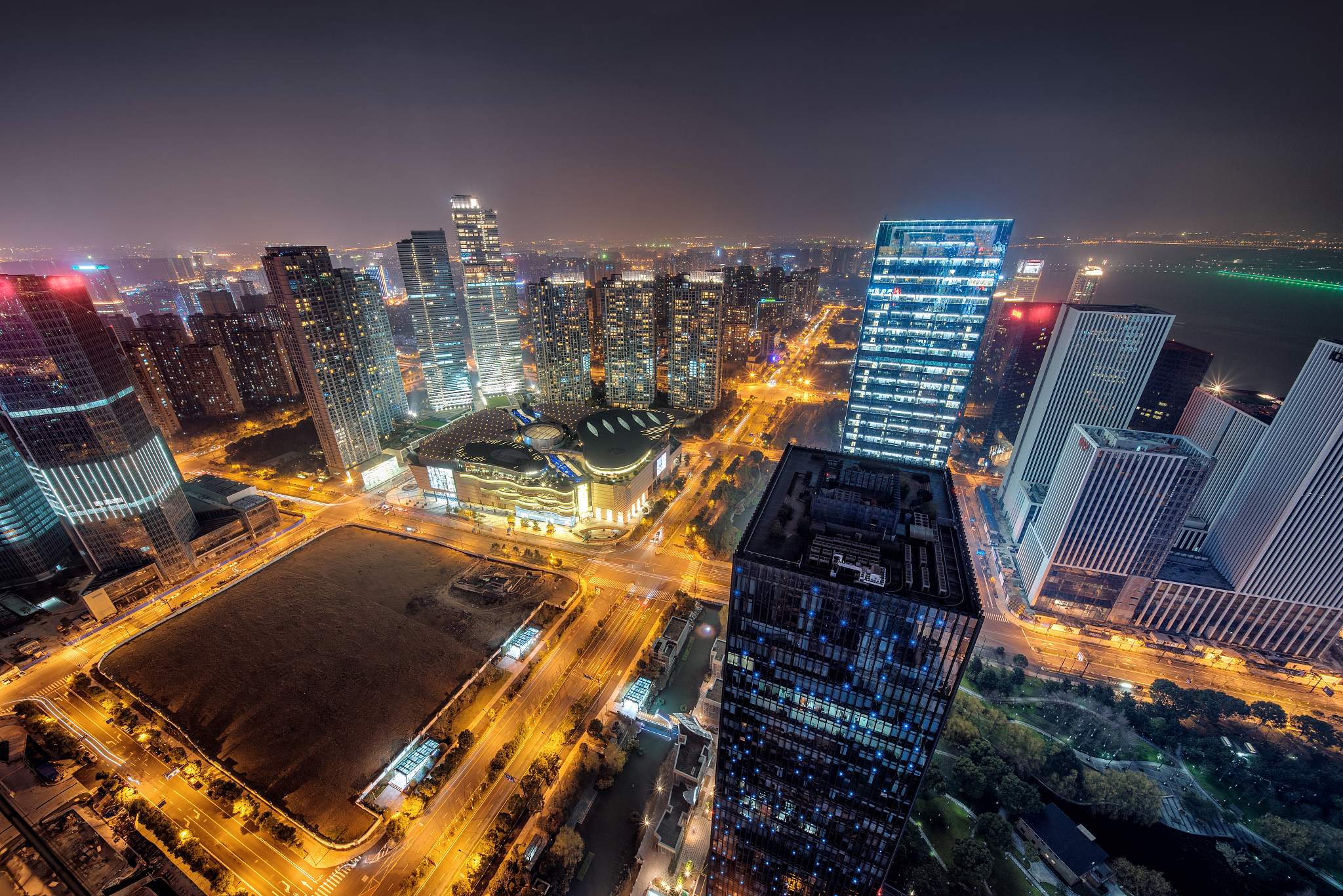 钱江新城夜景
