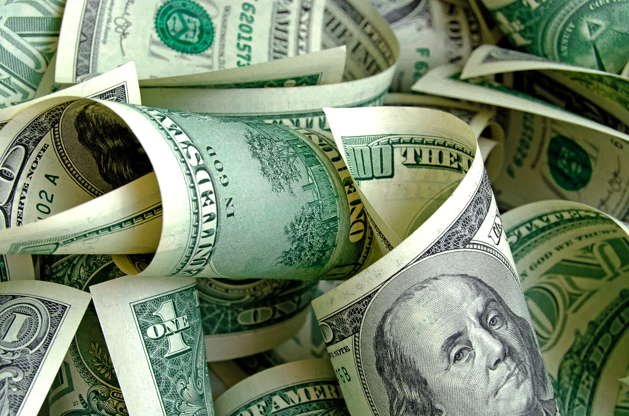 cash us dollars bills.