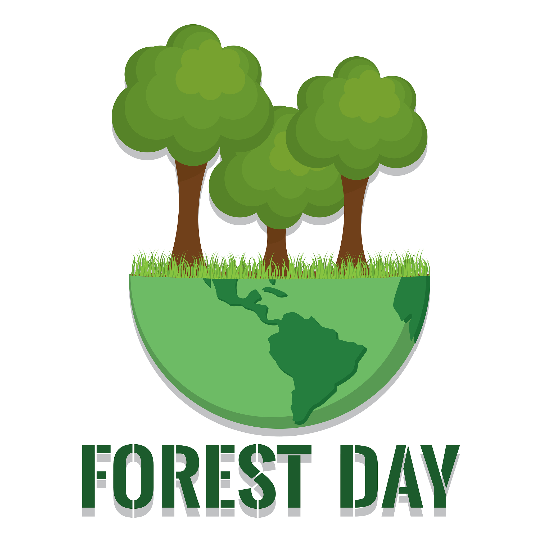 forest day illustration