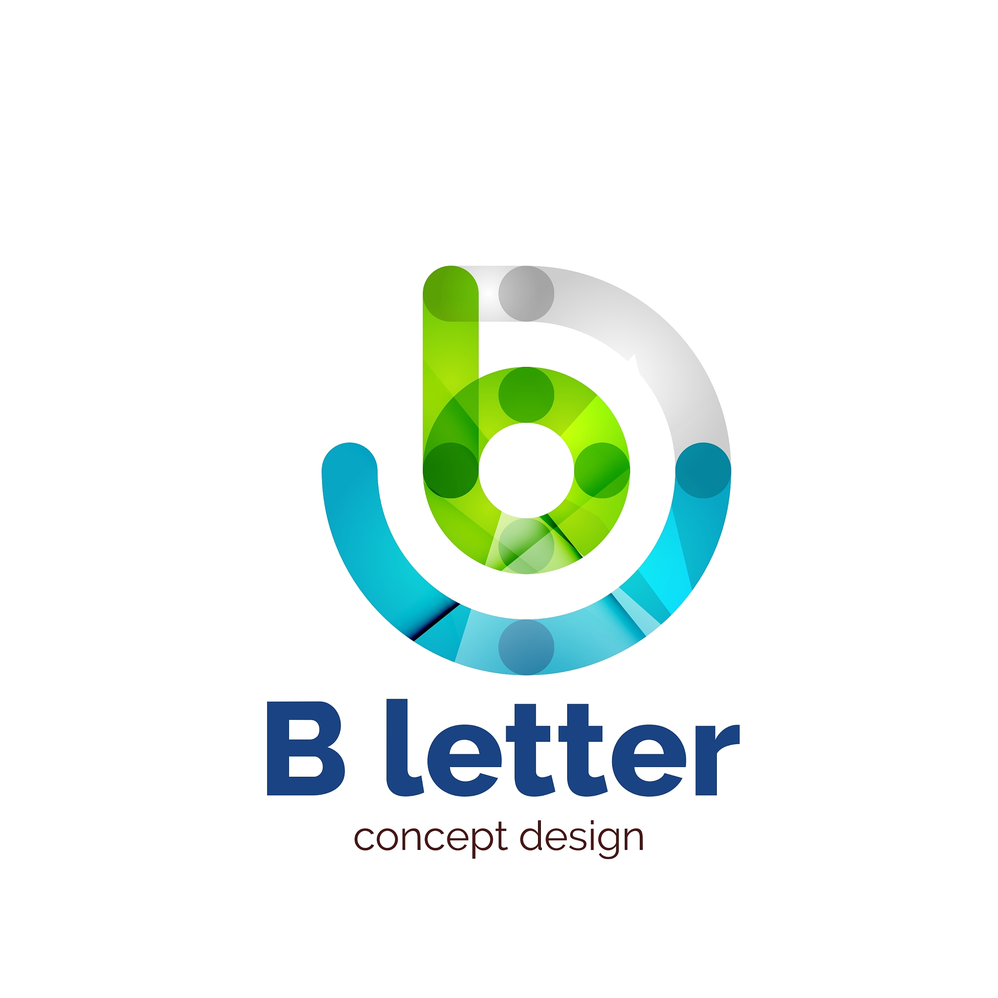 modern minimalistic letter concept logo