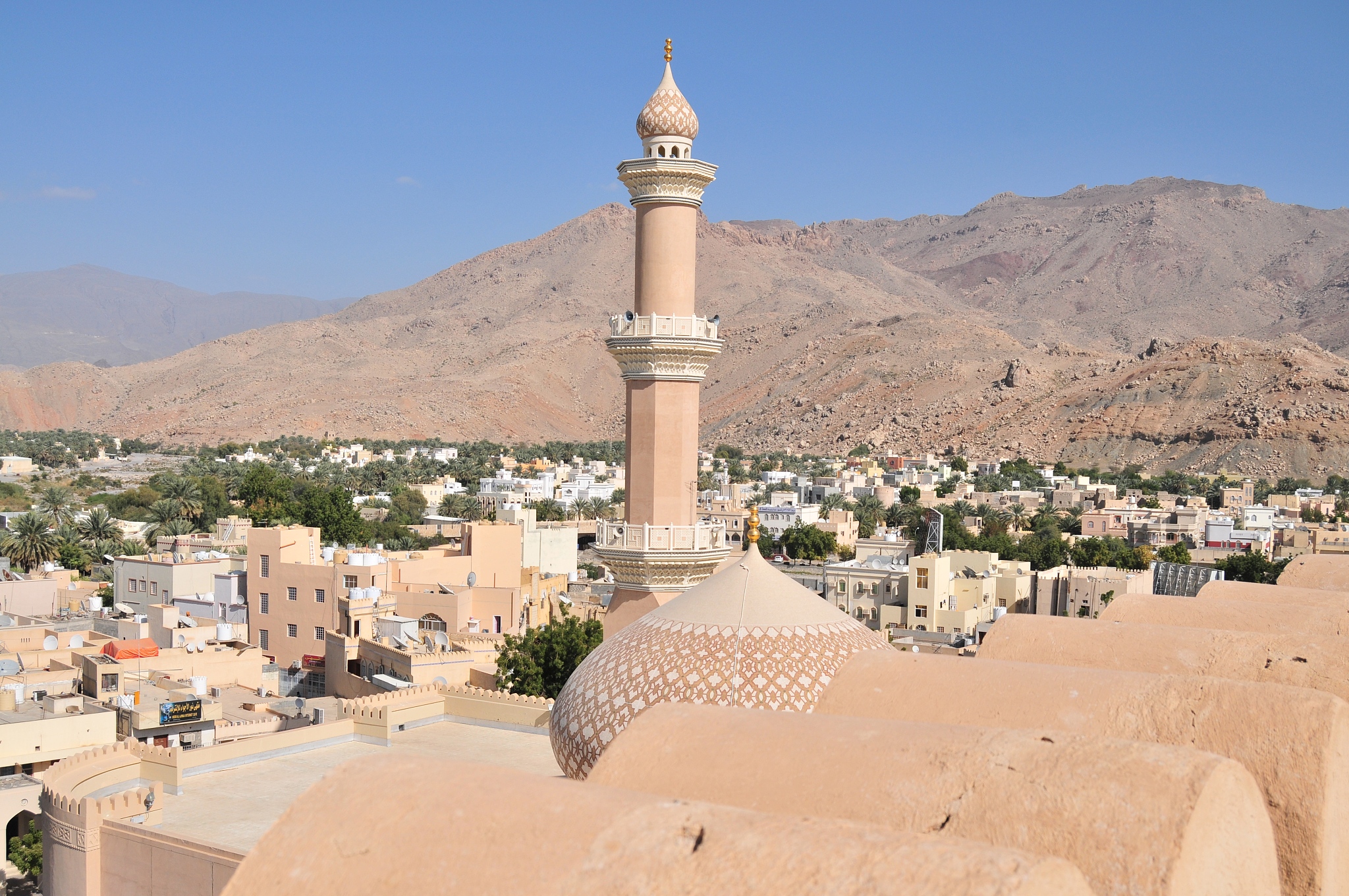 view of nizwa, sultanate of oman