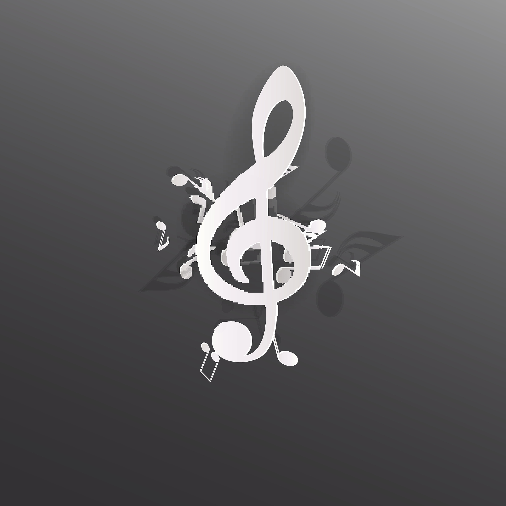 abstract musical background