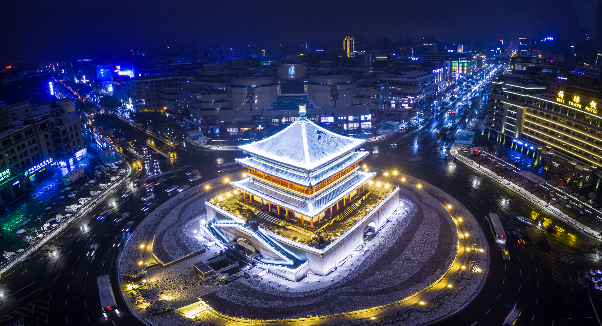 bell tower in xi'an
