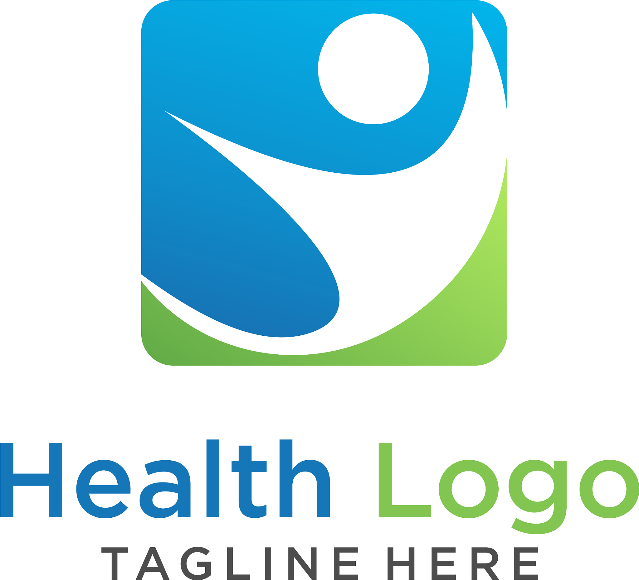 human health logo healthy and fitness logo design