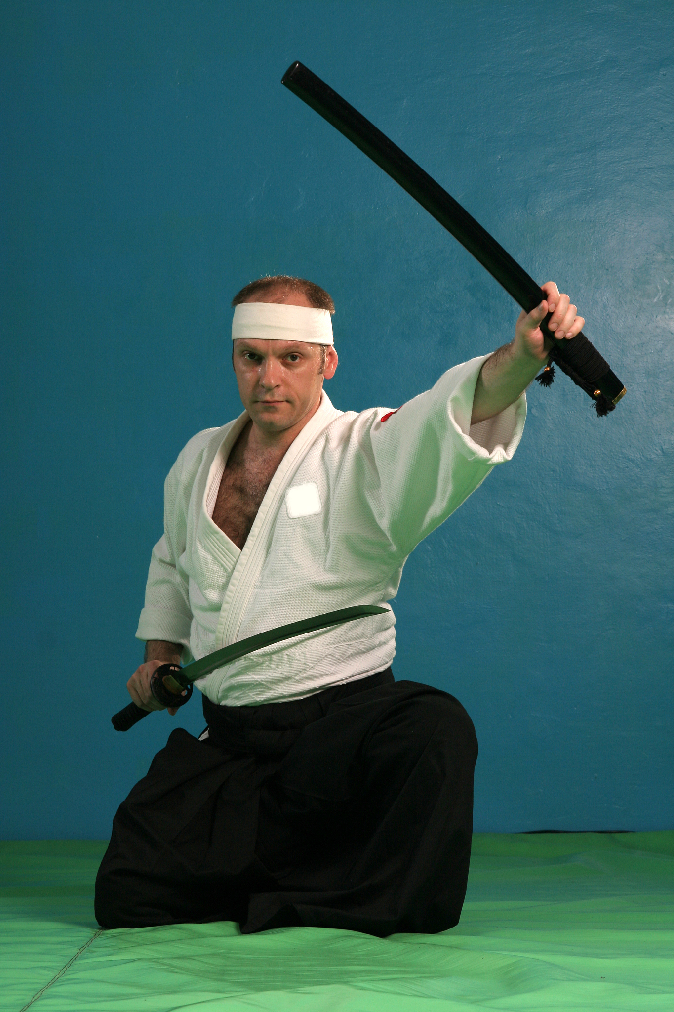 man with katana(japanes sword)