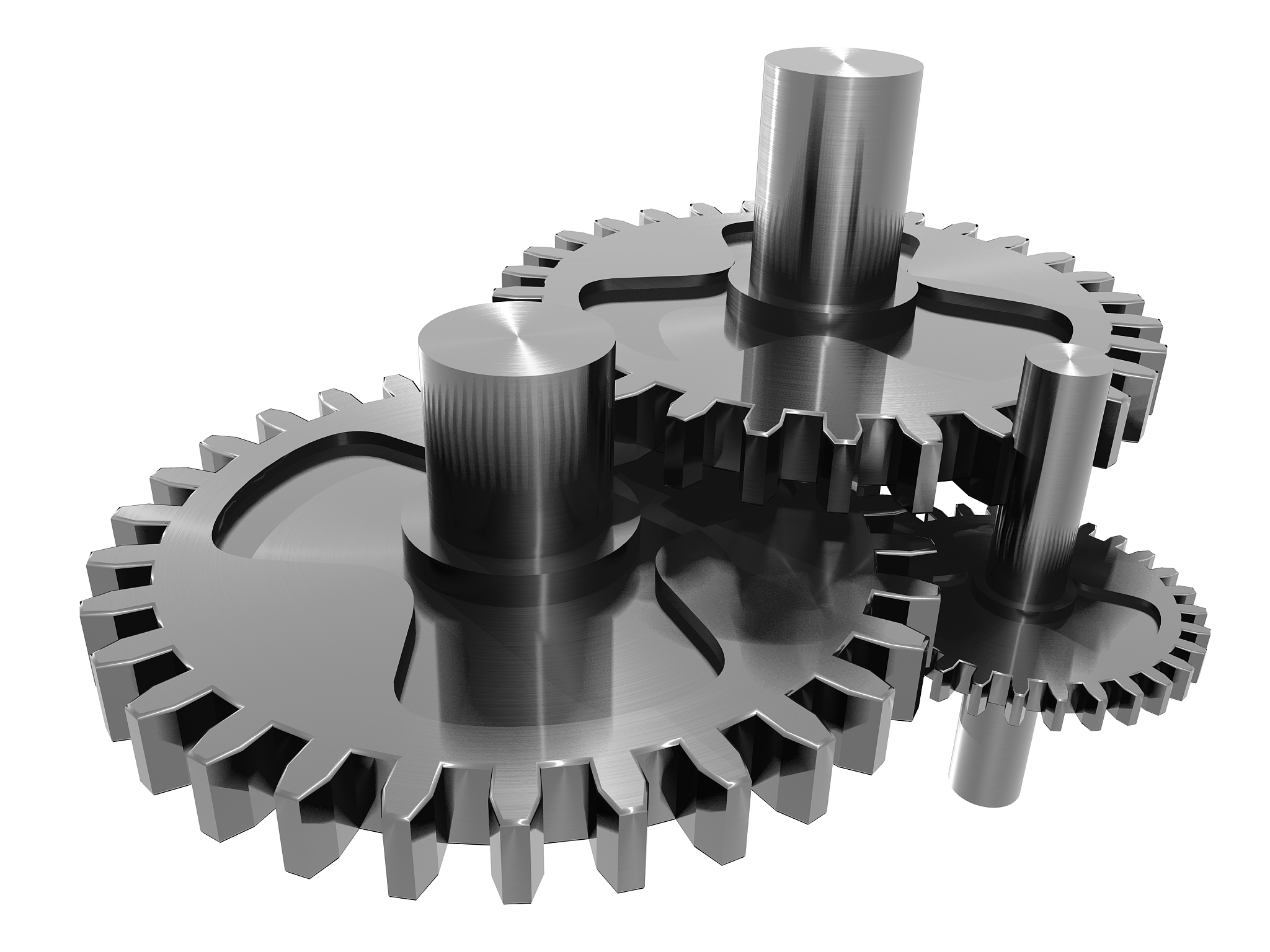 锥齿轮传动的特点：锥齿轮是圆锥齿轮的简称它用来实现两相交轴之间的传动两轴交角S称为轴角其值可根据传动需要确定一般多采用90°。锥齿轮的轮齿排列在截圆锥体上轮齿由齿轮的大端到小端逐渐收缩变小如图33所示。6由于这一特点对应于圆柱齿轮中的各有关圆柱在锥齿轮中就变成了圆锥如分度锥、节锥、基锥、齿顶锥等。锥齿轮的轮齿有直齿、斜齿和曲线齿等形式。直齿和斜齿锥齿轮设计、制造及安装均较简单但噪声较大用于低速传动