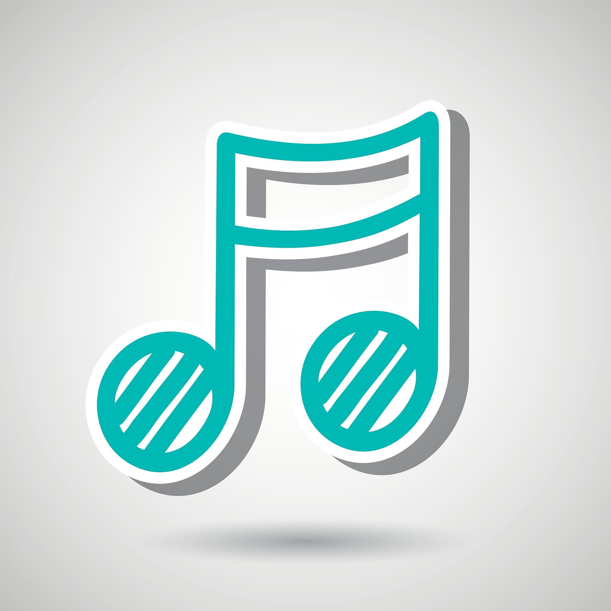 music note design