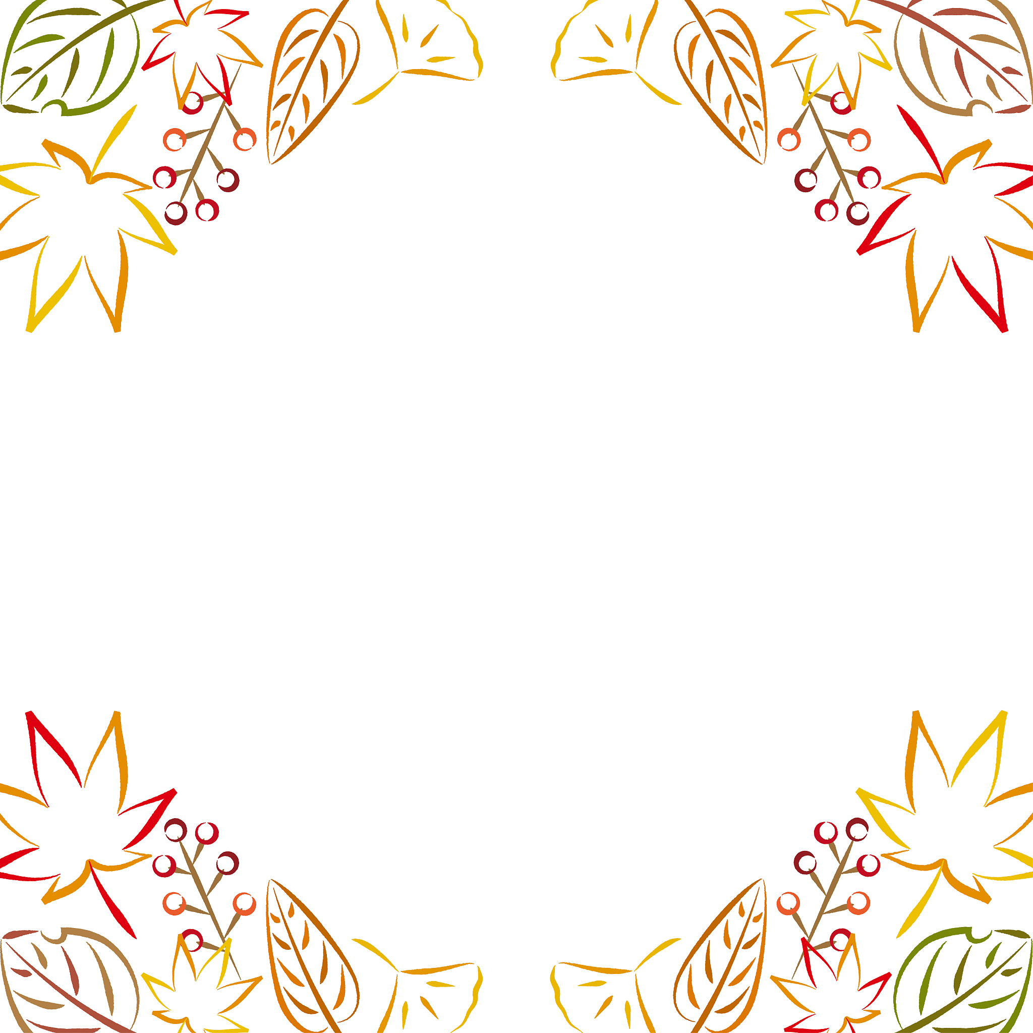 autumn japanese style background frame such as colored leaves an