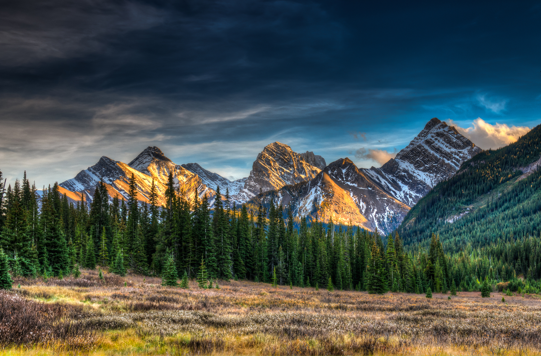 mountain views