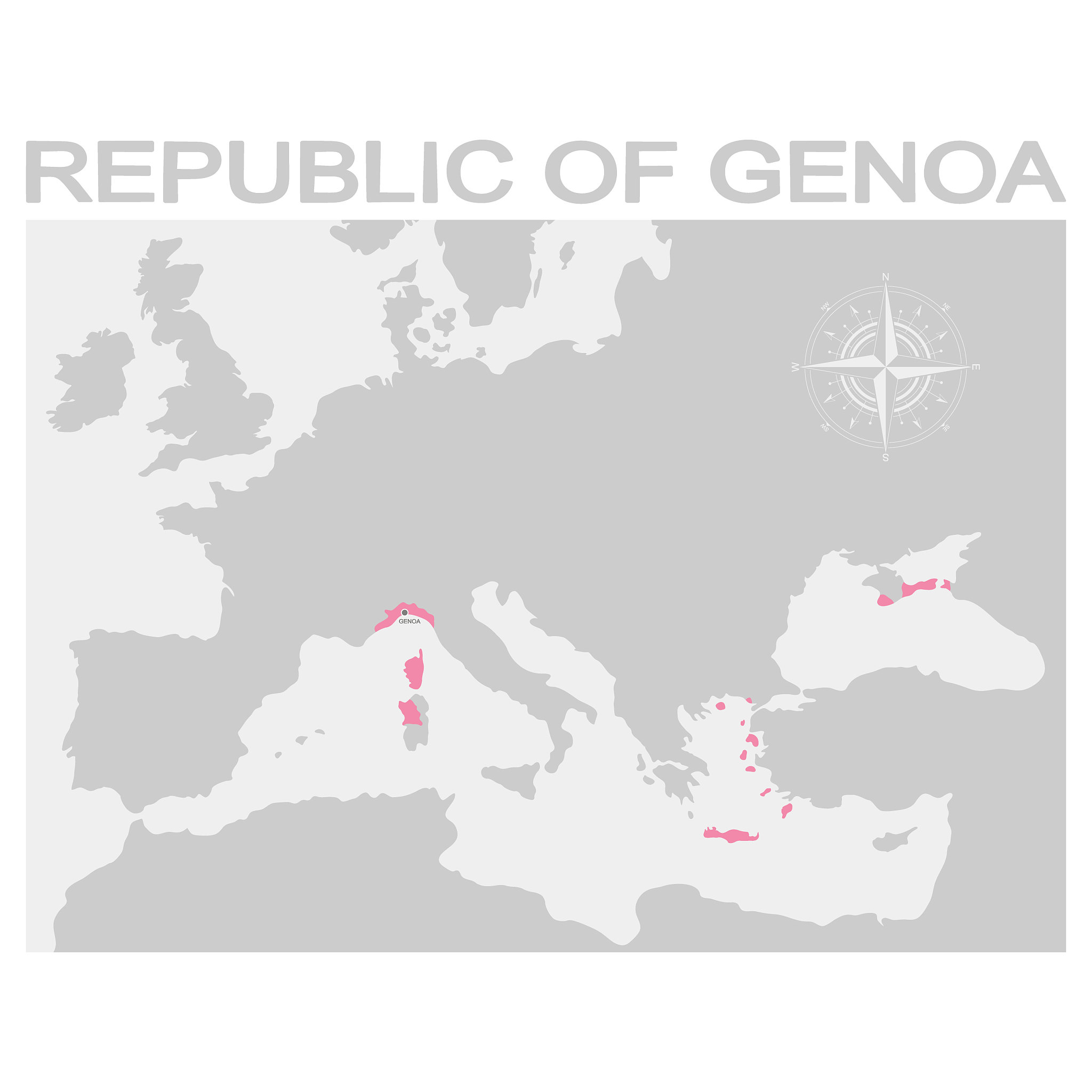 map of the republic of genoa
