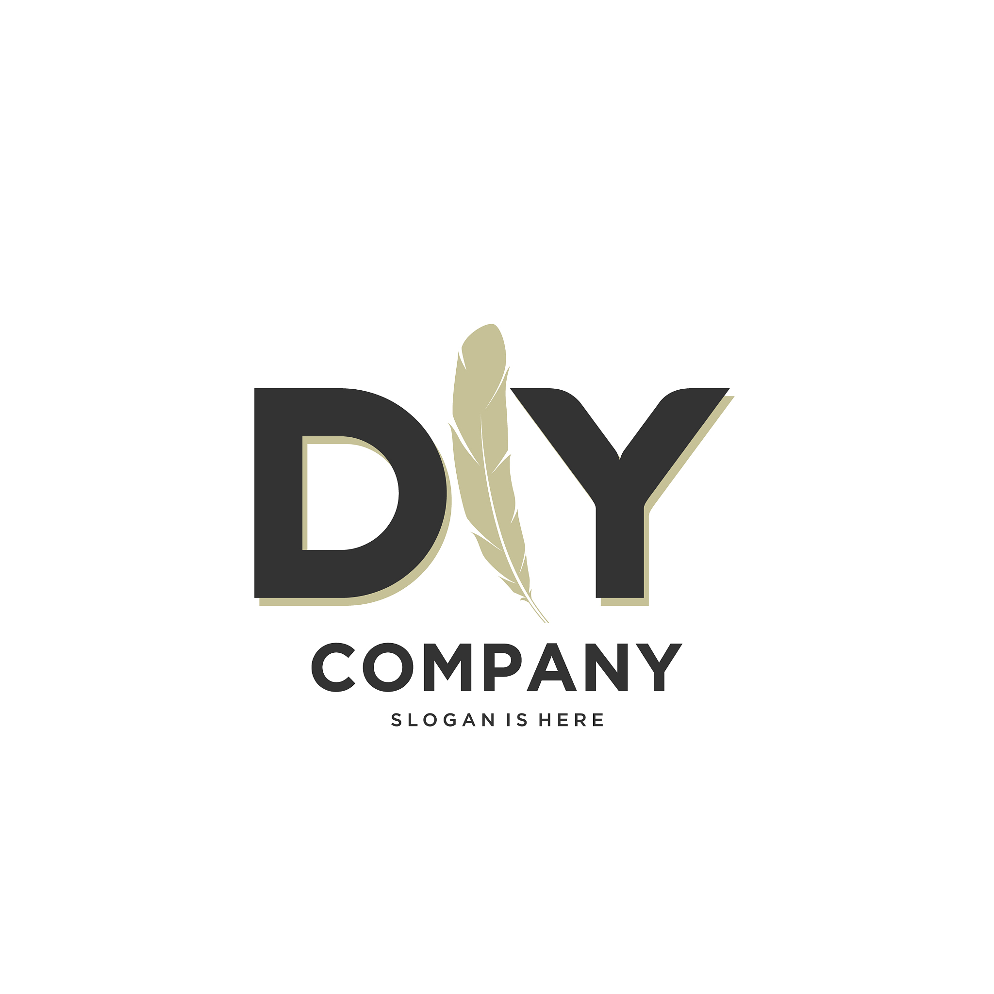 initial dy letter unique attractive creative