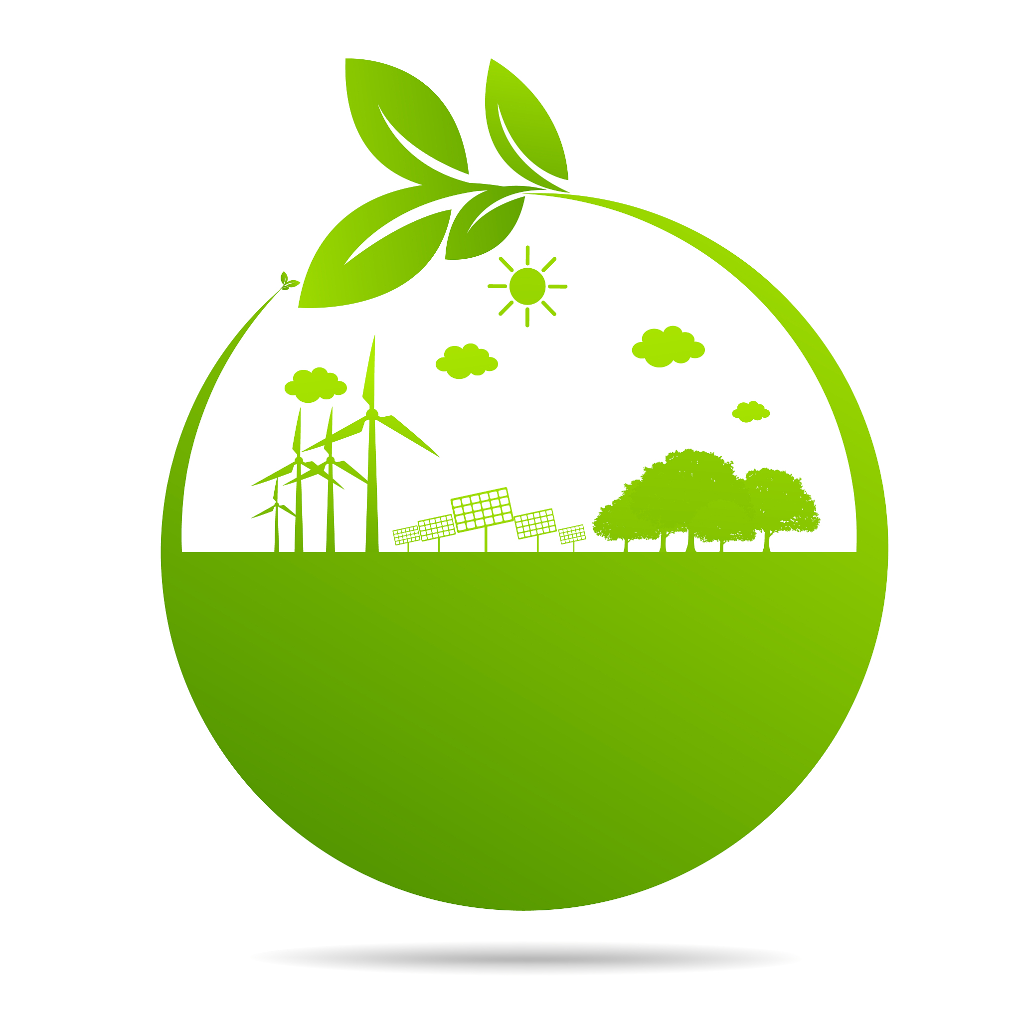 ecology concept and environmental ,banner design elements for su