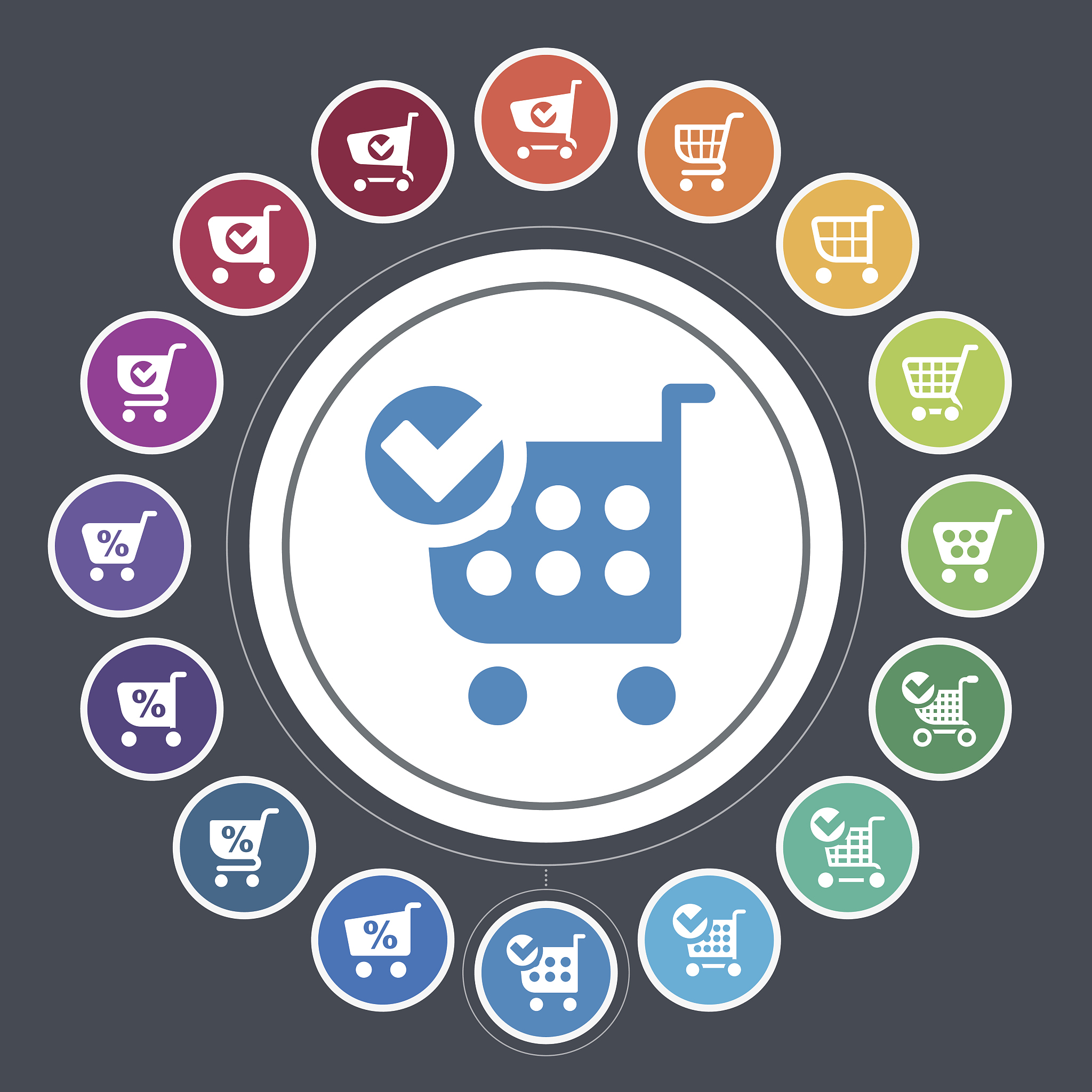 shopping cart icons