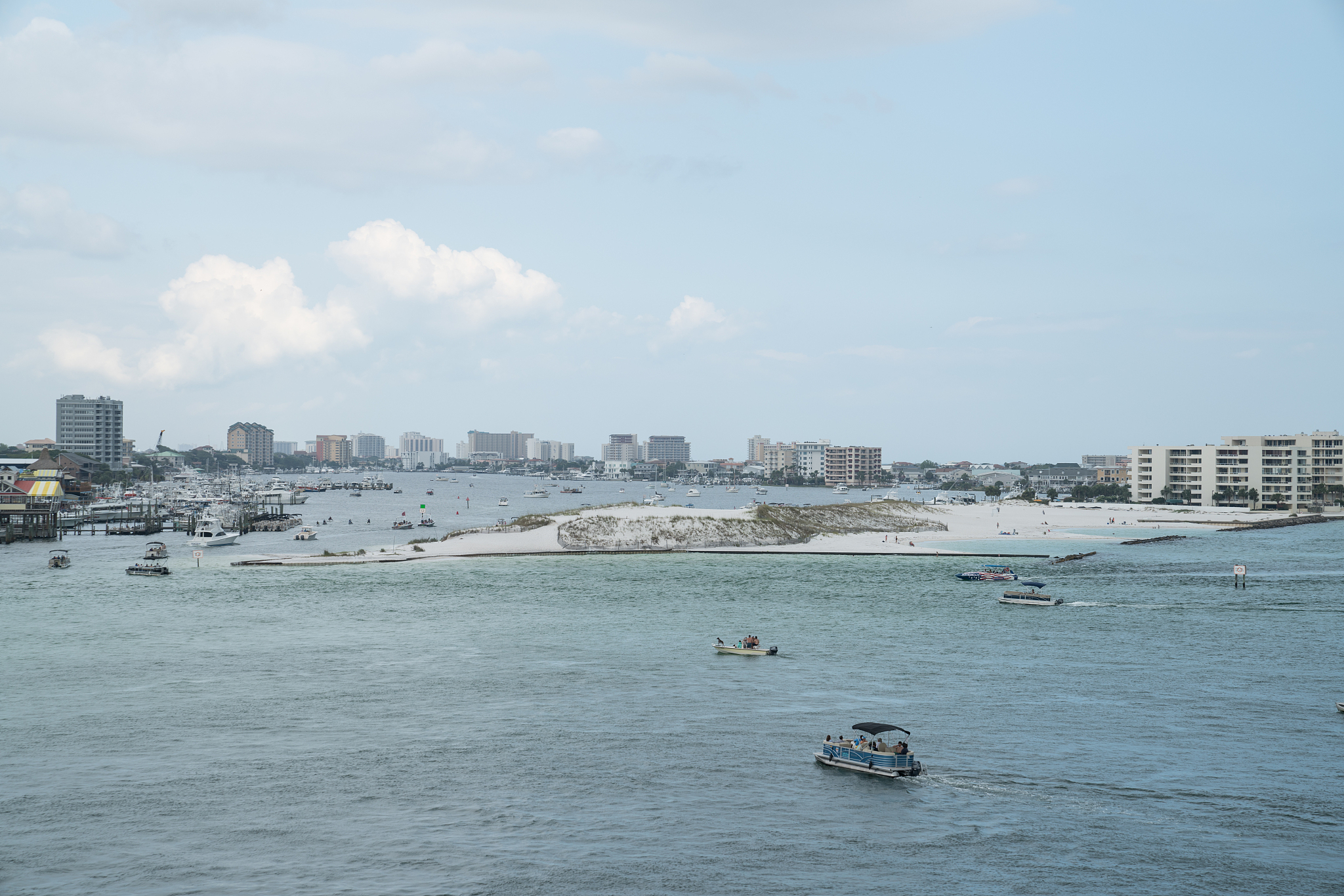 destin area in florida, usa