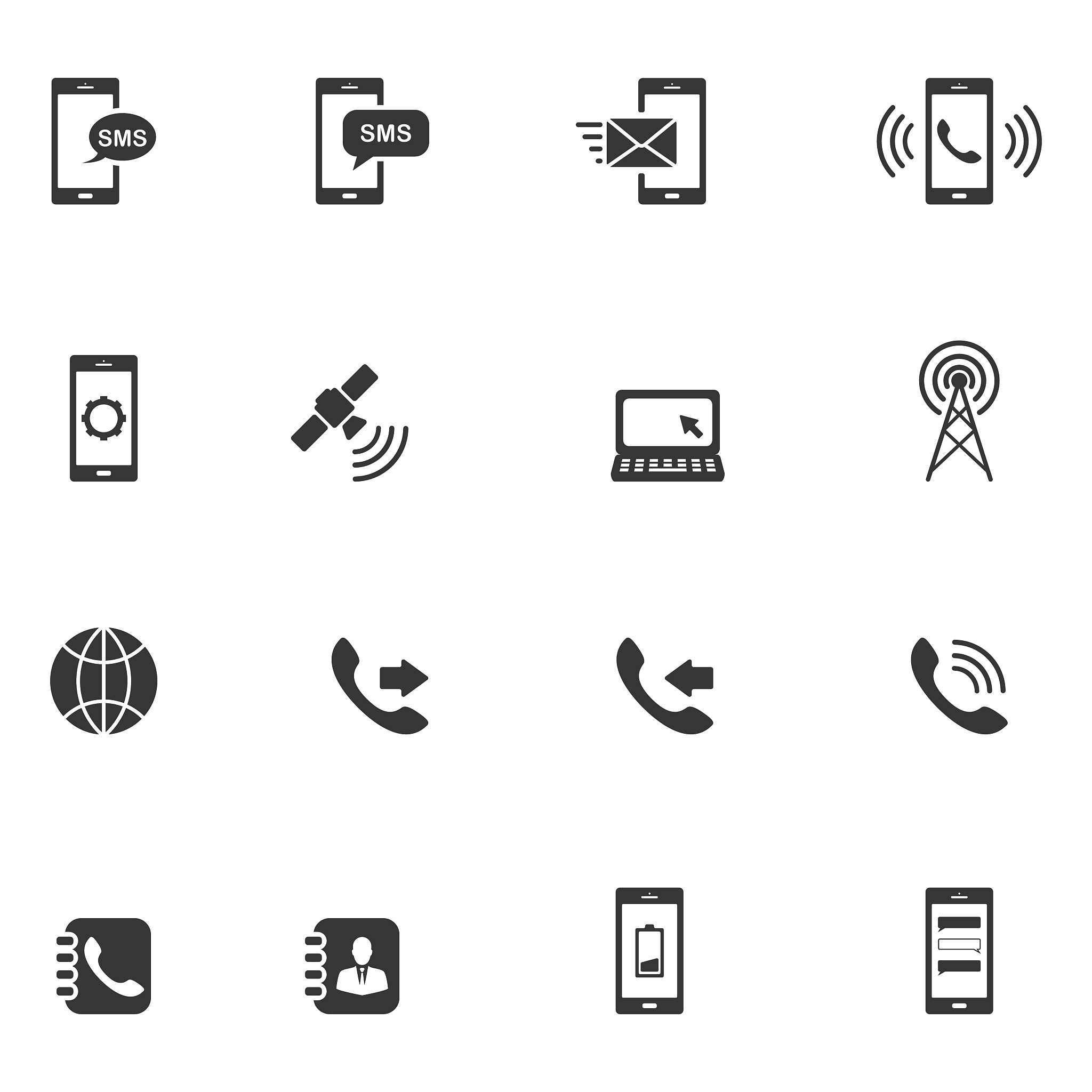 phone and communication set,vector eps10.