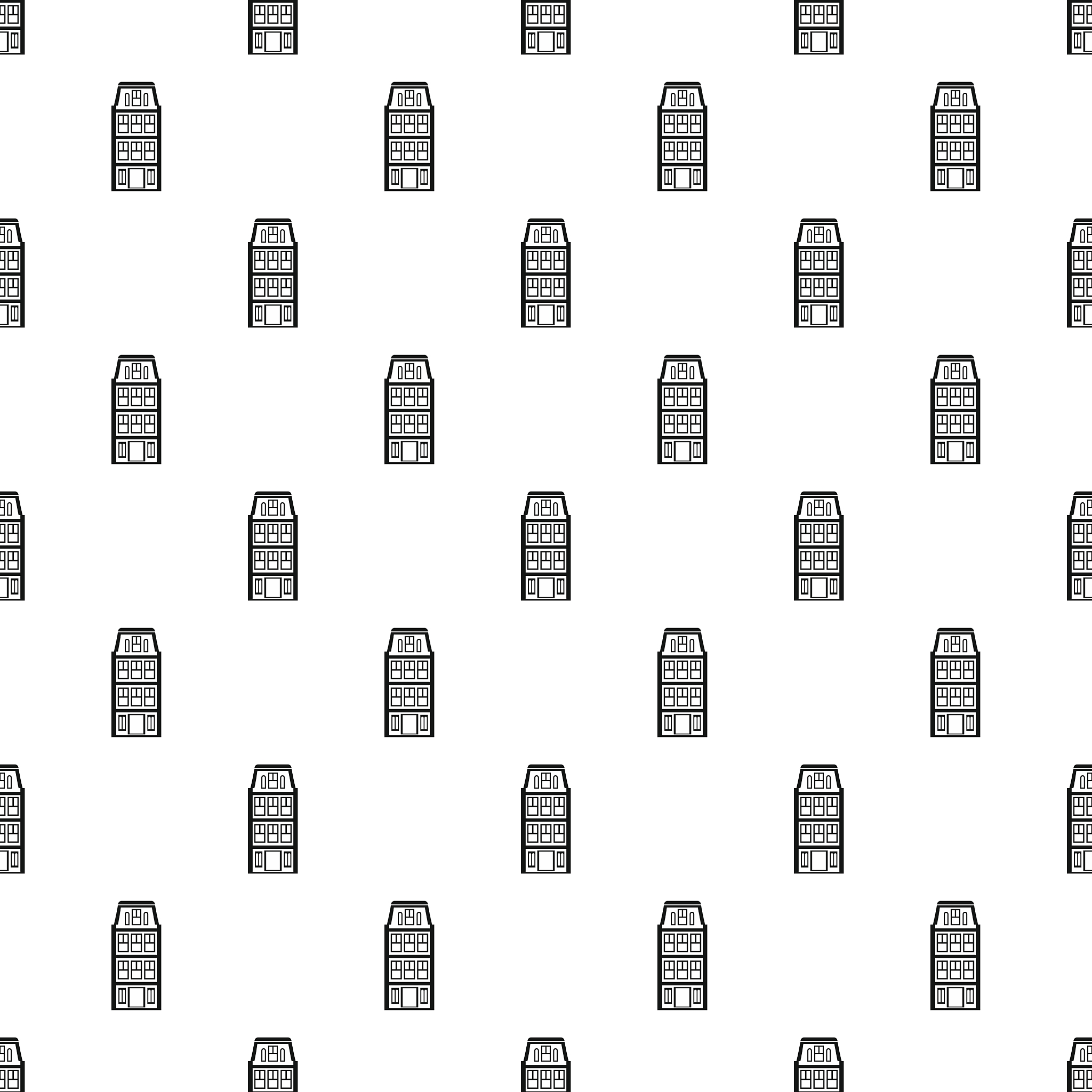 dutch house pattern simple style