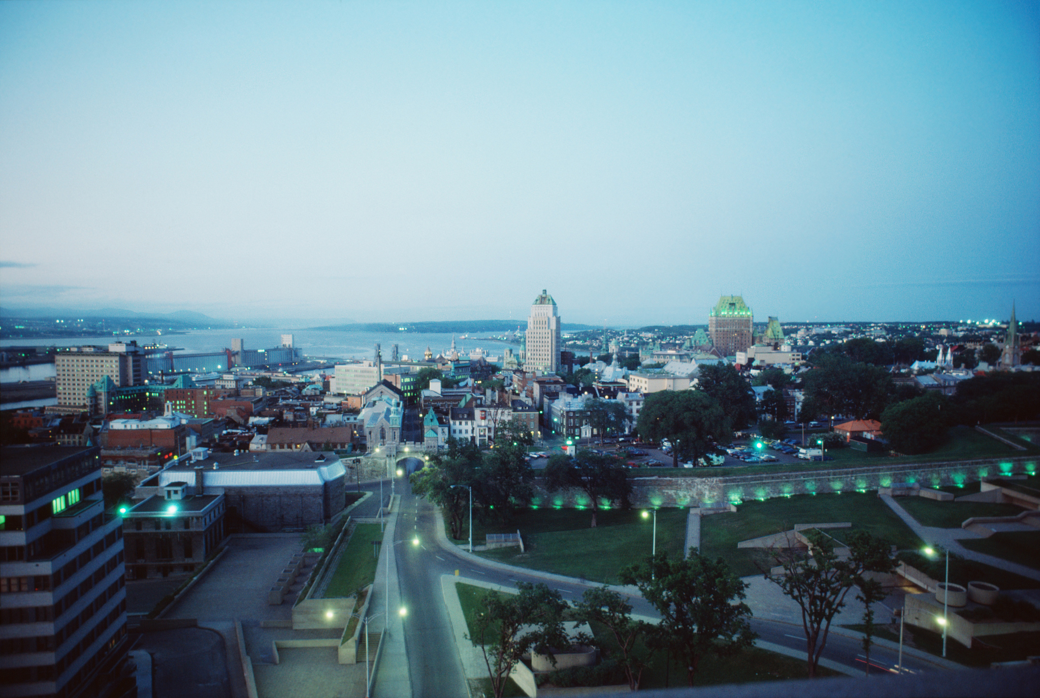 overlooking quebec city, canada