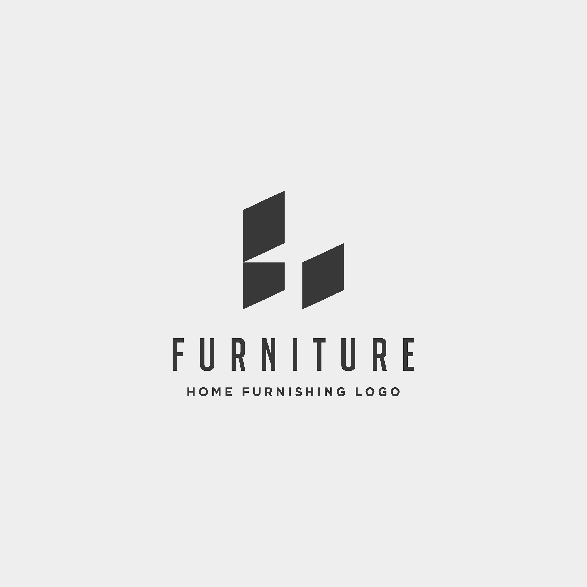 furniture logo design icon icon isolated