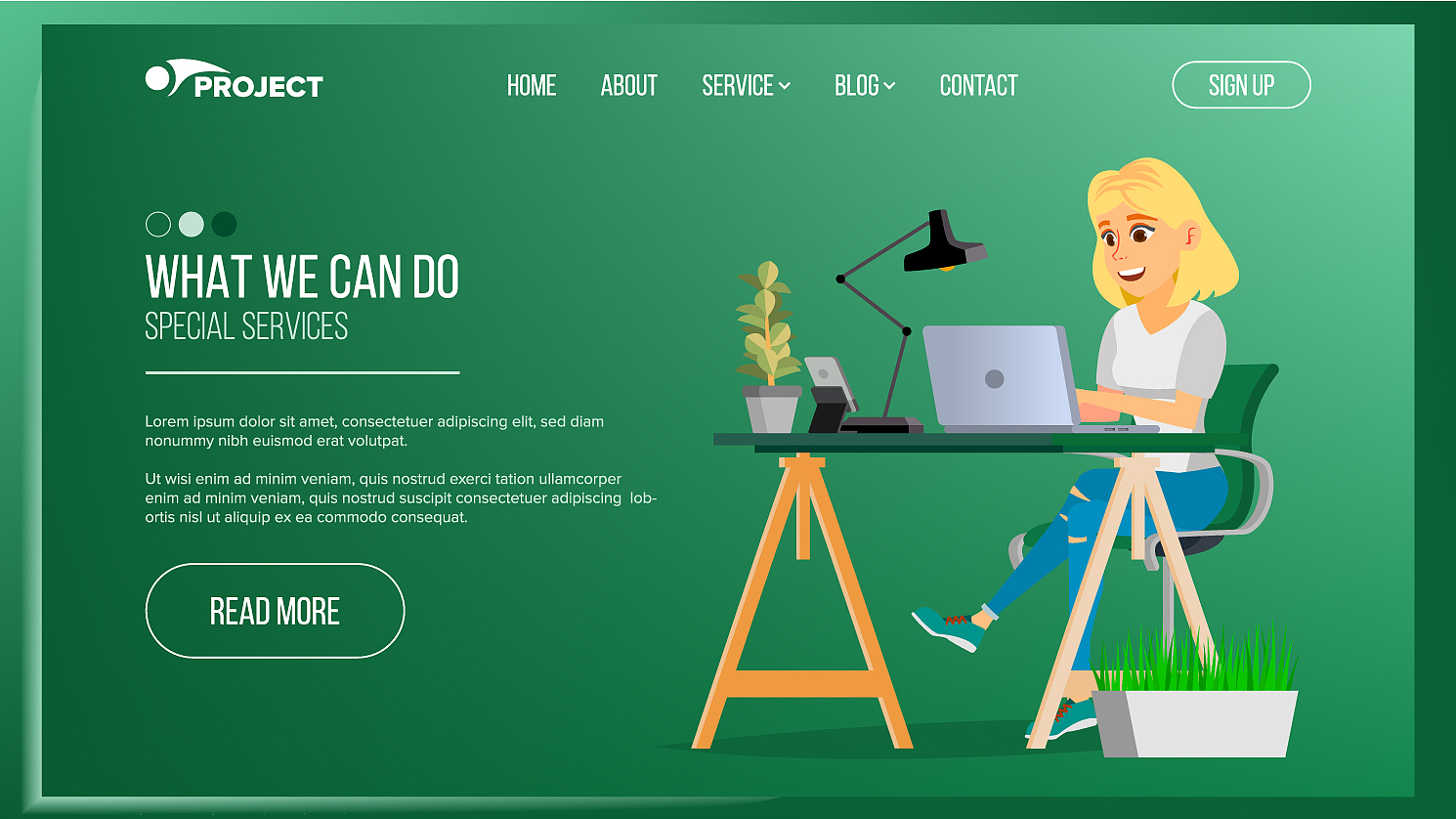 website page business agency network