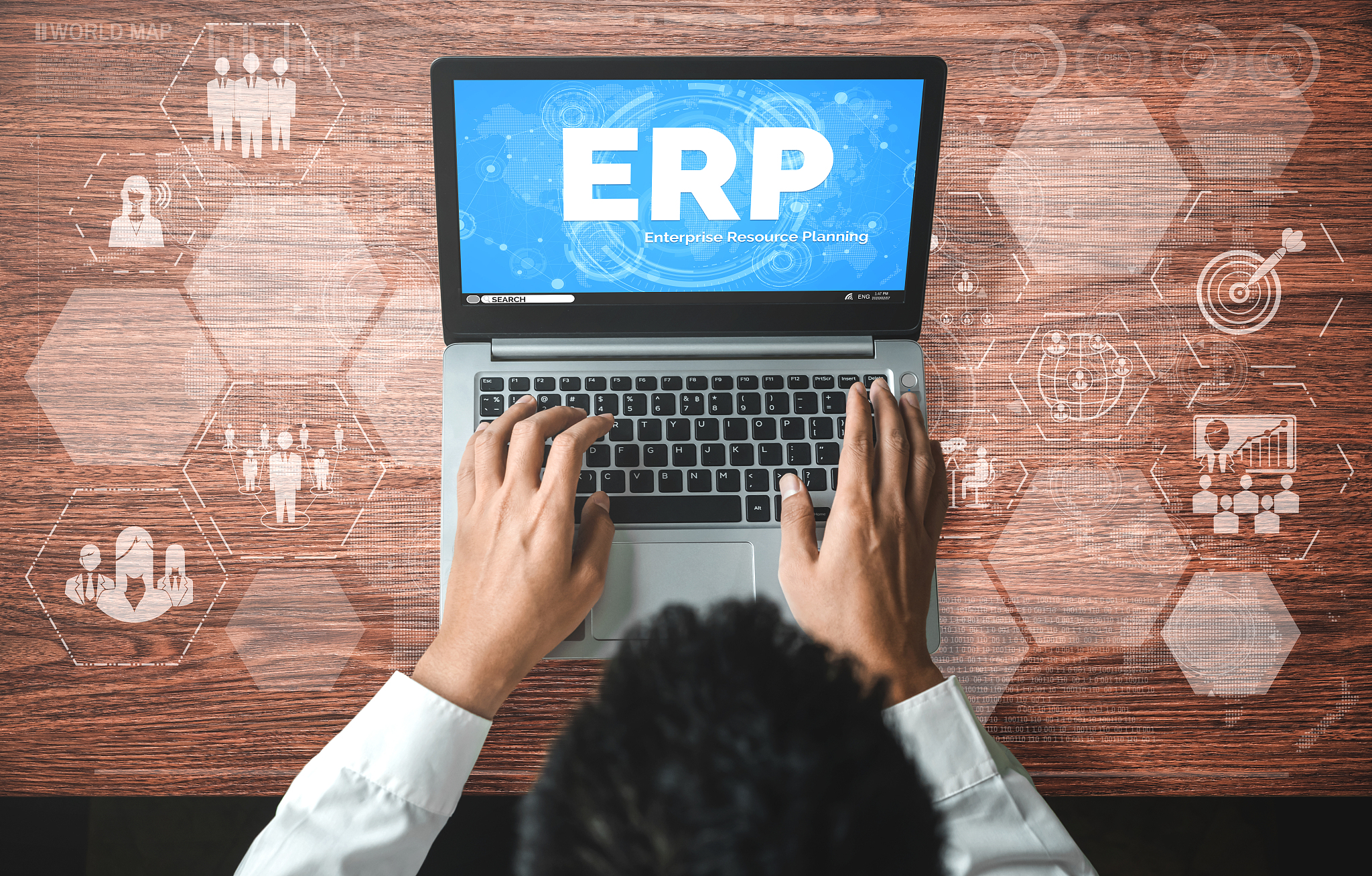 enterprise resource management erp software system for business 