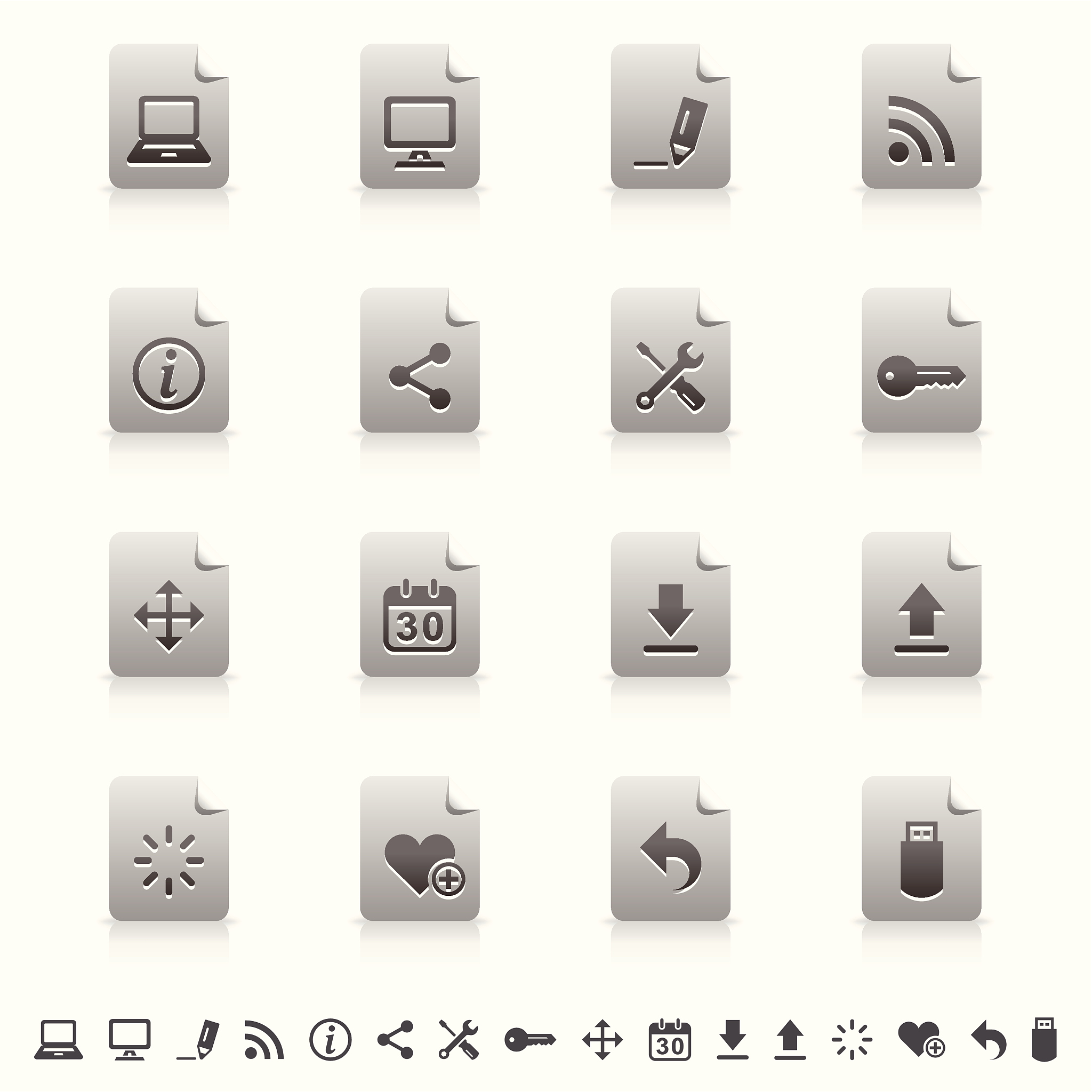 web & internet icons set