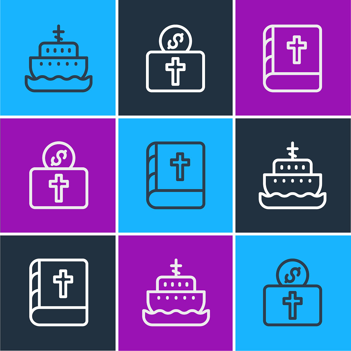 他创造彩虹作为诺亚和方舟之后将不会再有全球性洪水的承诺