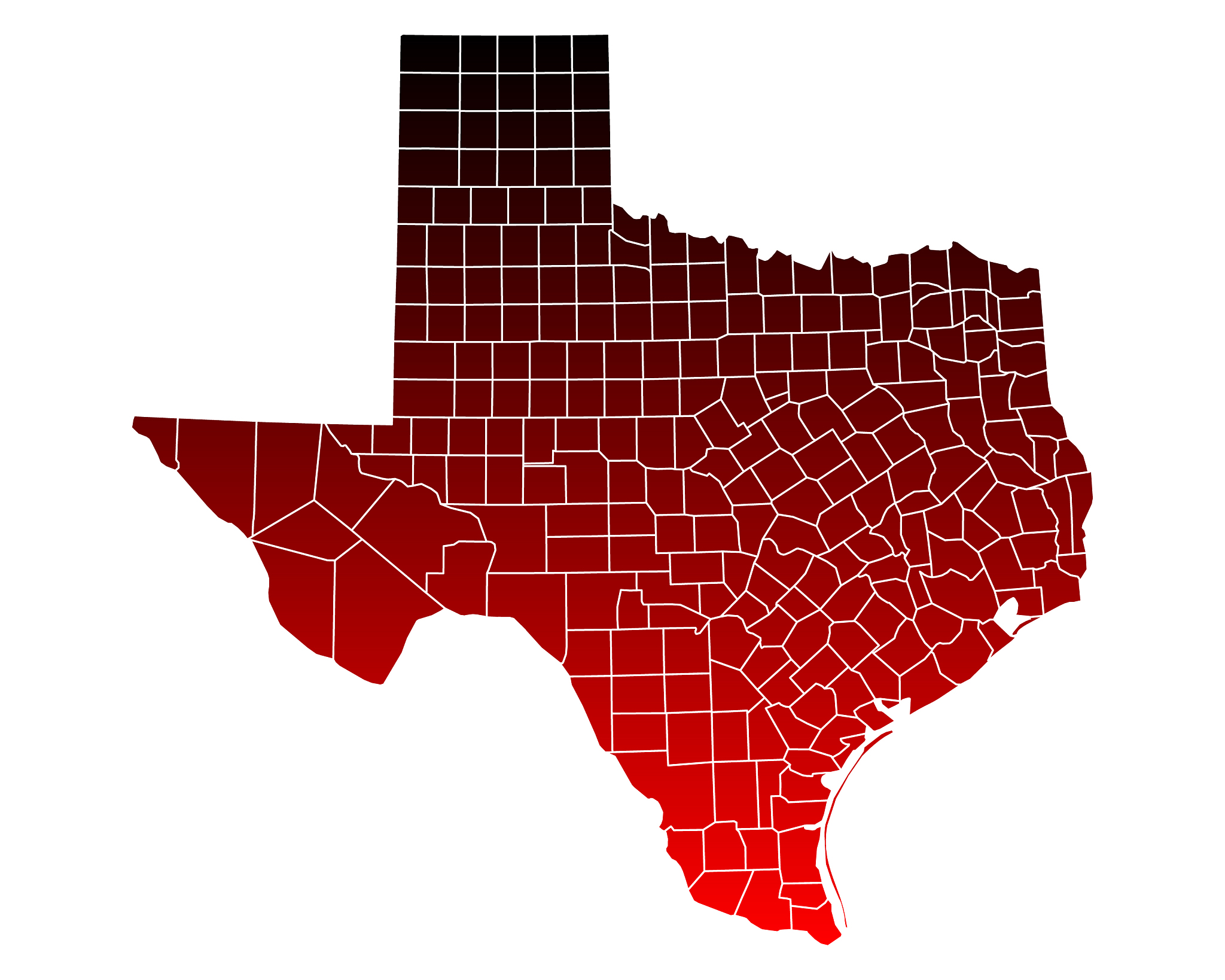 map of texas