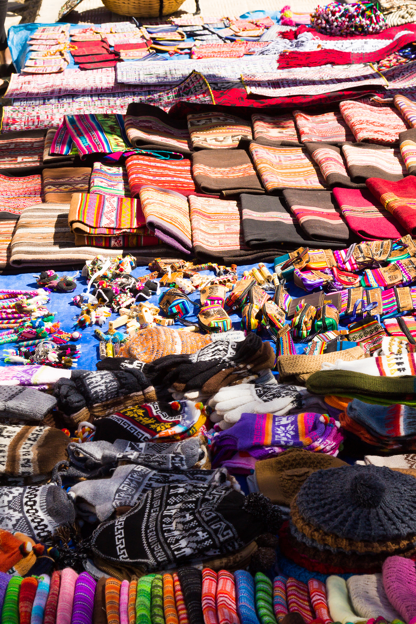 tarabuco traditional market, bolivia.
