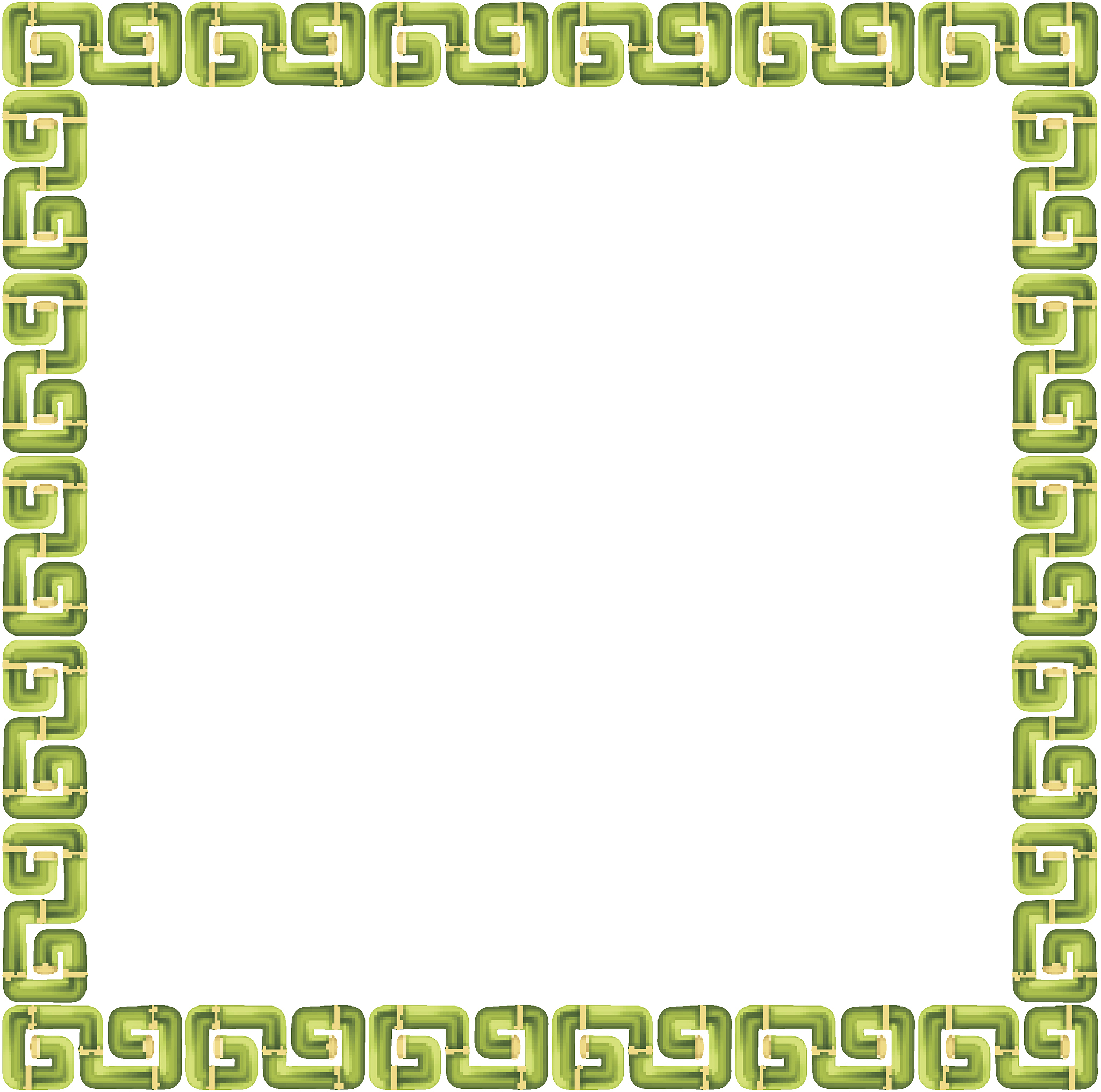 bamboo frame and border