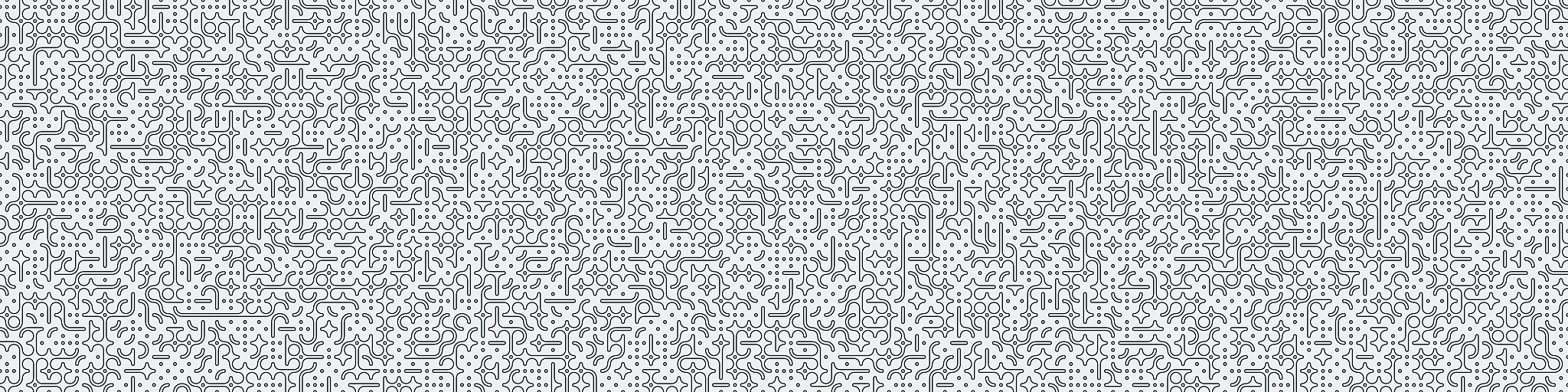 truchet random pattern generative tile art background illustrati