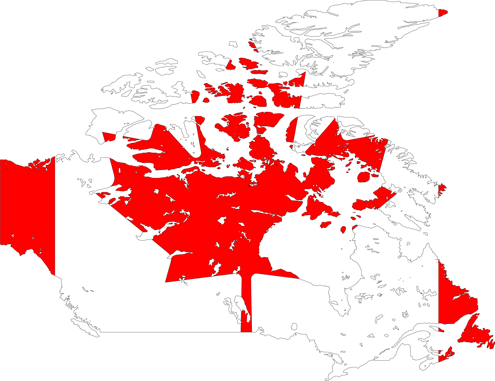 map of canada