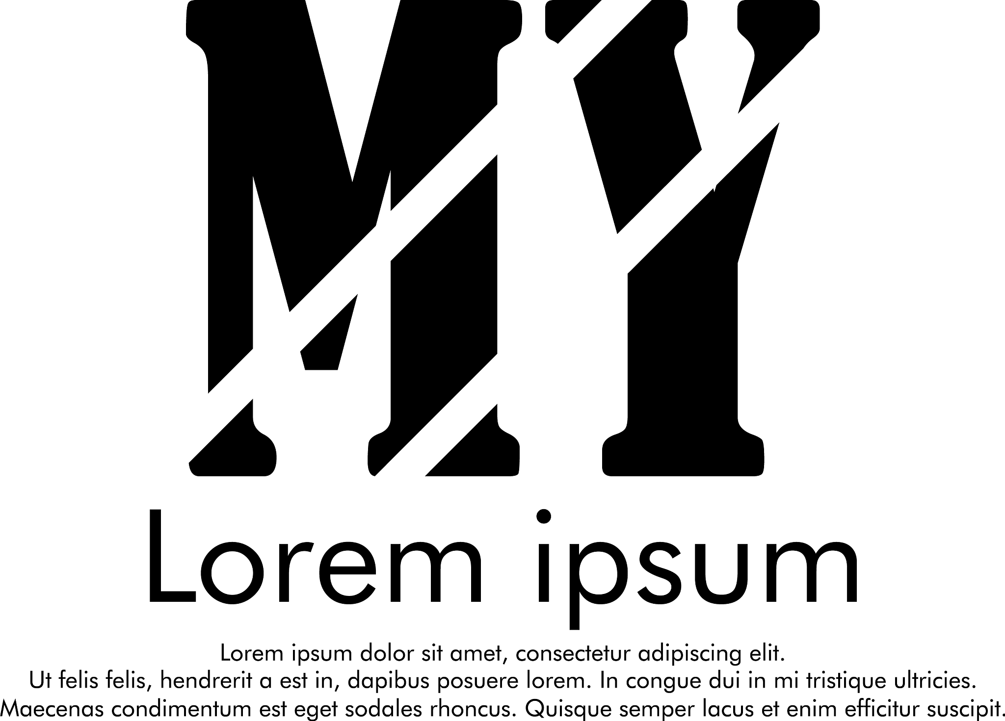 m y my initial abstract logo concept
