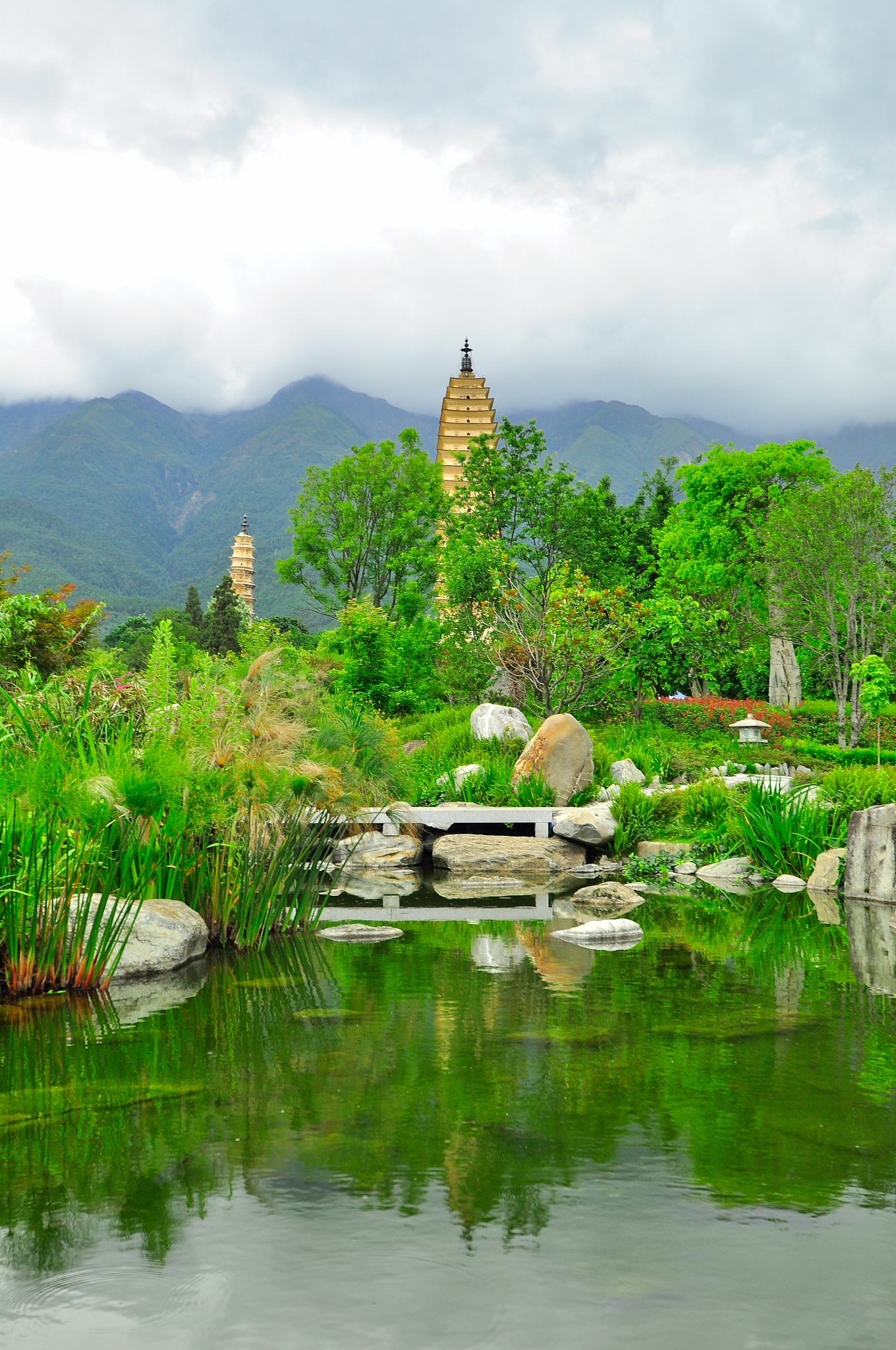rebuild song dynasty town in dali, yunnan province, china.