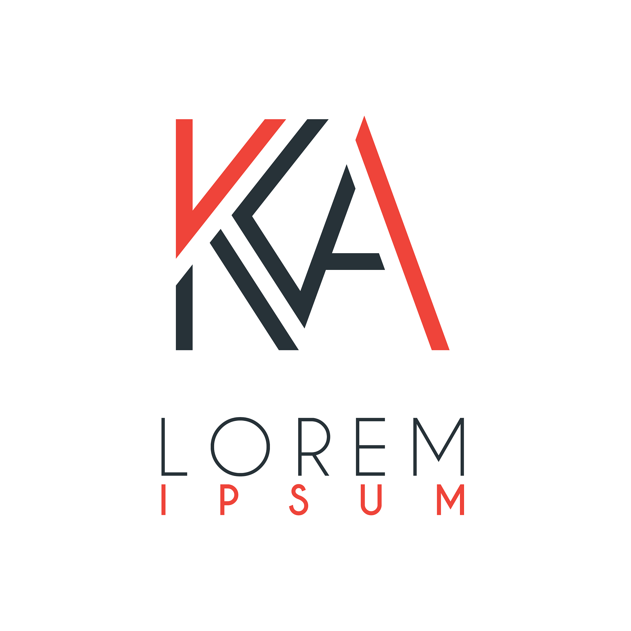 the logo between letter k and letter a or ka
