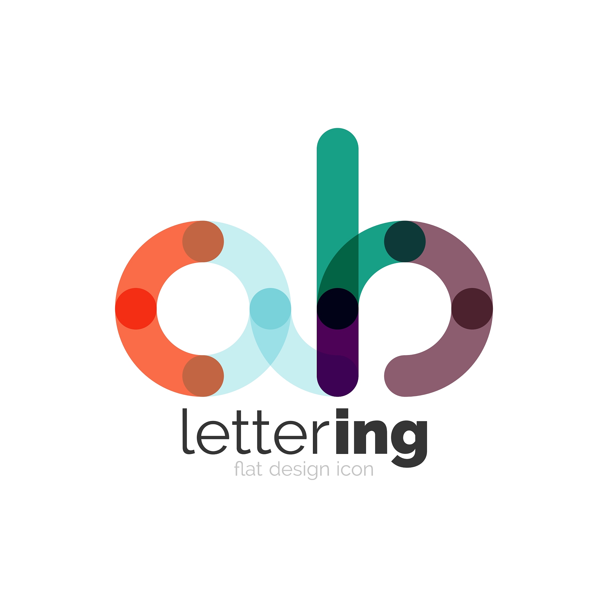 letter logo business icon
