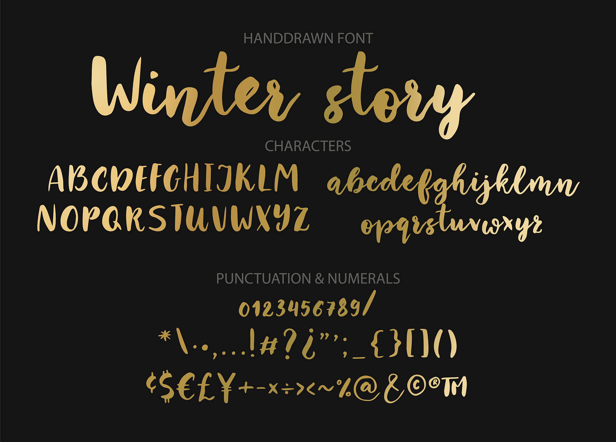 handwritten brush font hand drawn brush style
